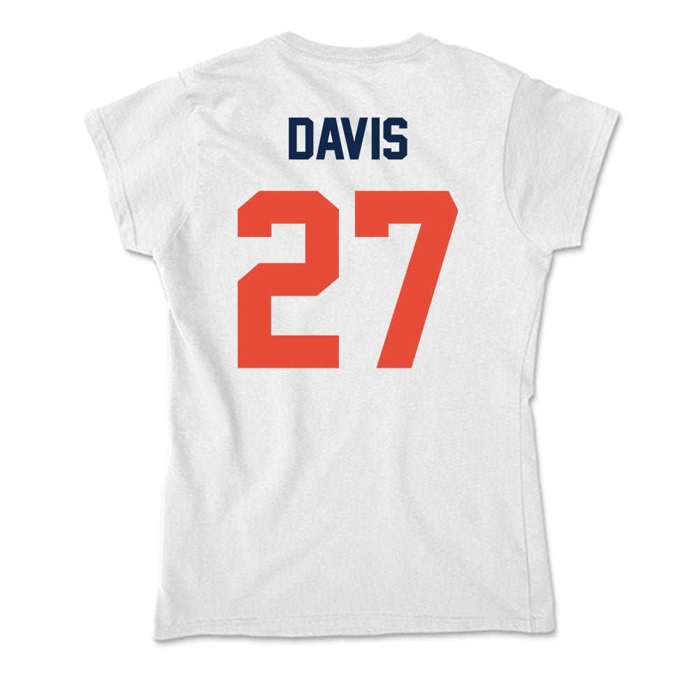 Illinois - NCAA Men's Basketball : Landon Davis - Soft Style Women’s T-Shirt-1
