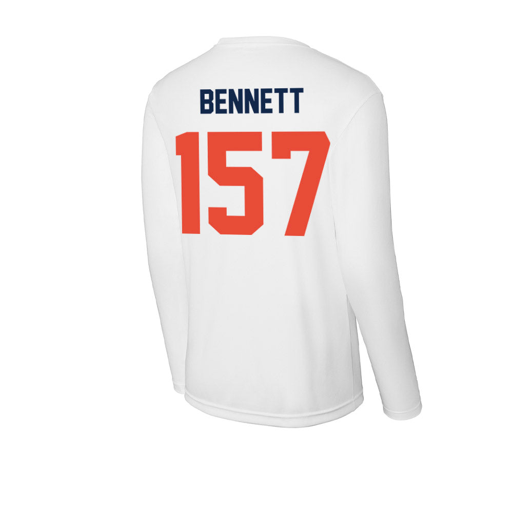 Illinois - NCAA Wrestling : Ryan Bennett - Activewear Long Sleeve T-Shirt-1