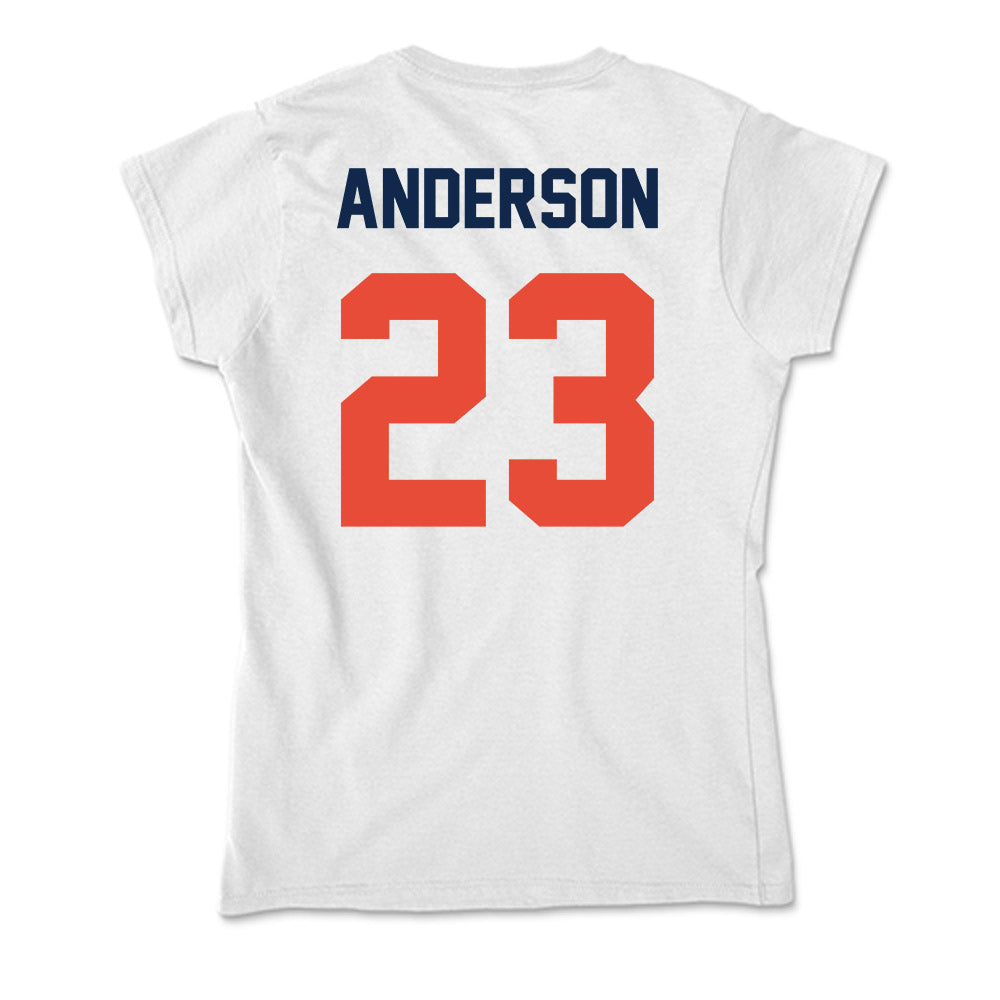 Illinois - NCAA Football : Jordan Anderson - Soft Style Women’s T-Shirt-1
