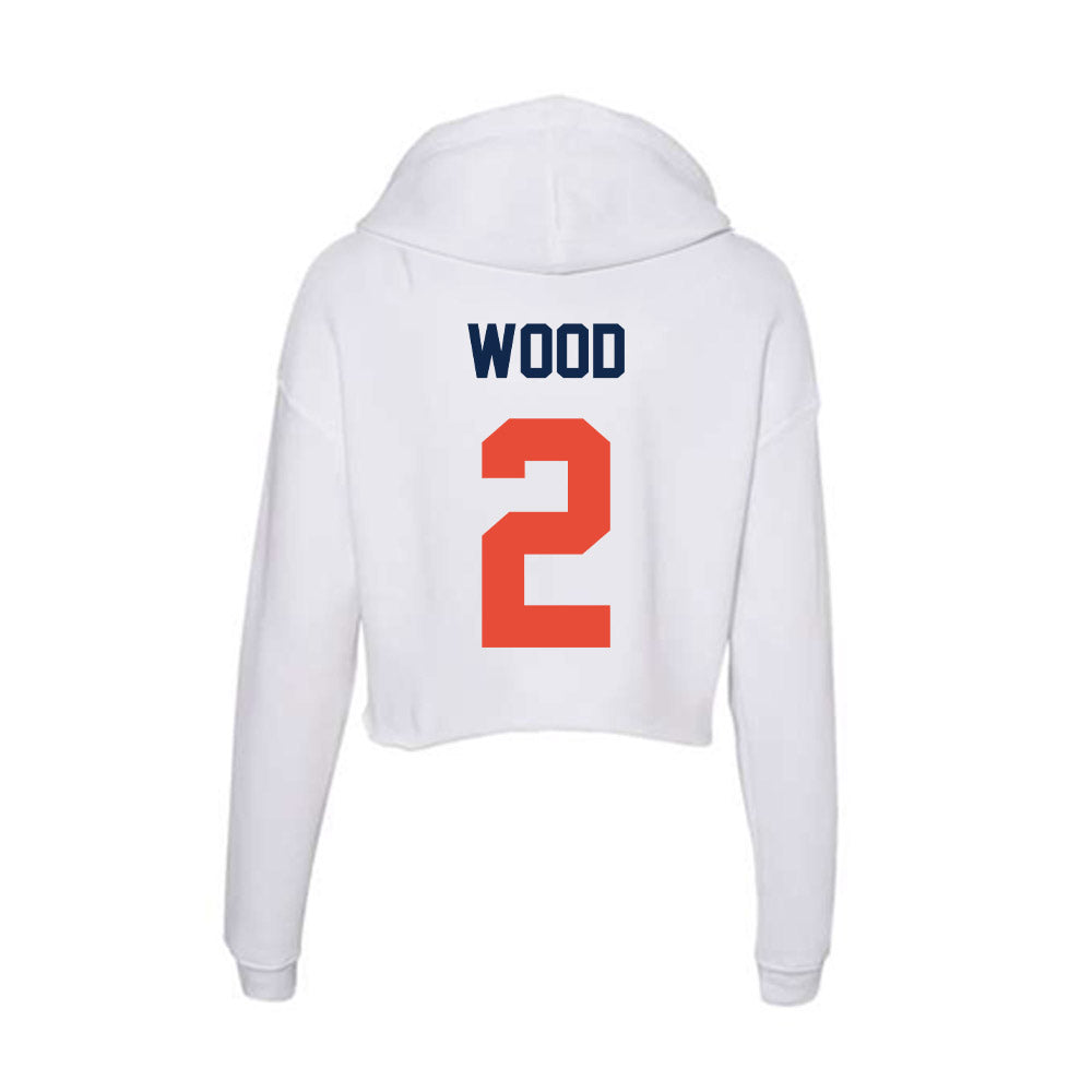 Illinois - NCAA Women's Soccer : Ryleigh Wood - Women's Crop Fleece Hooded Sweatshirt-1