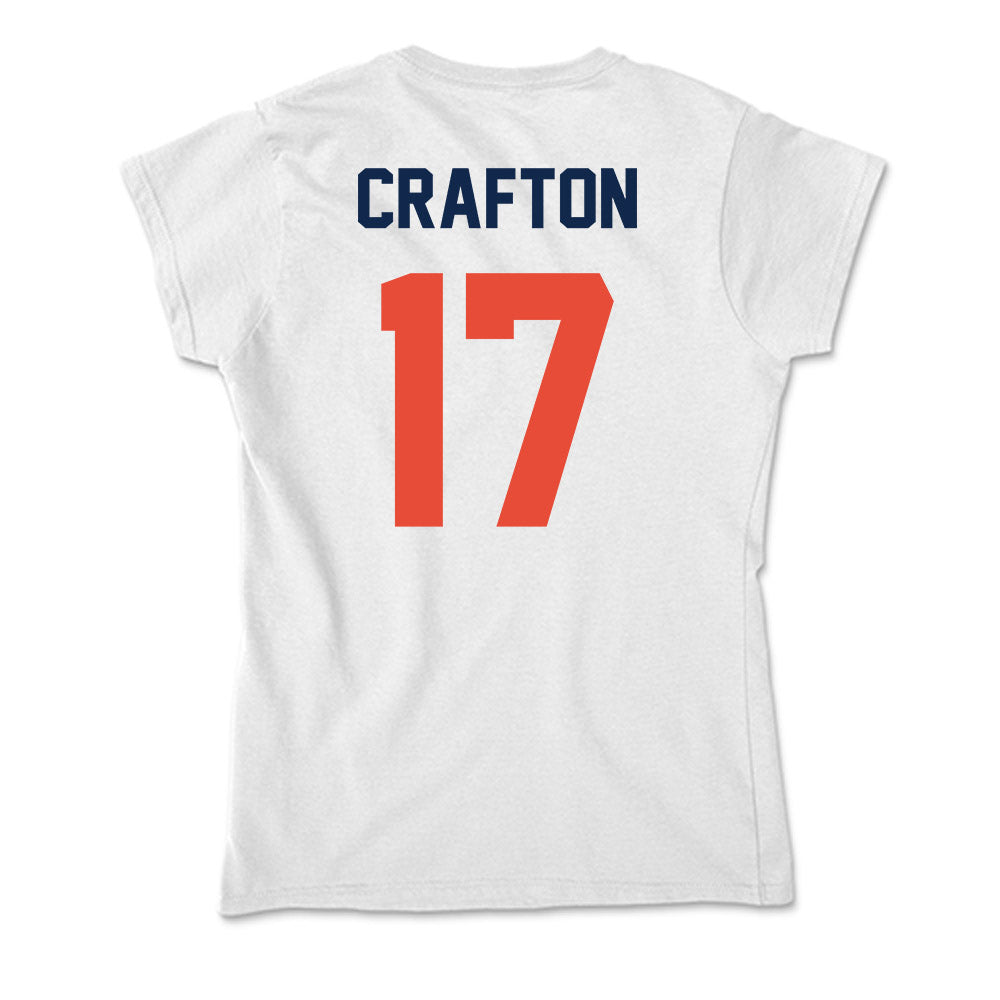 Illinois - NCAA Baseball : Cole Crafton - Soft Style Women’s T-Shirt-1