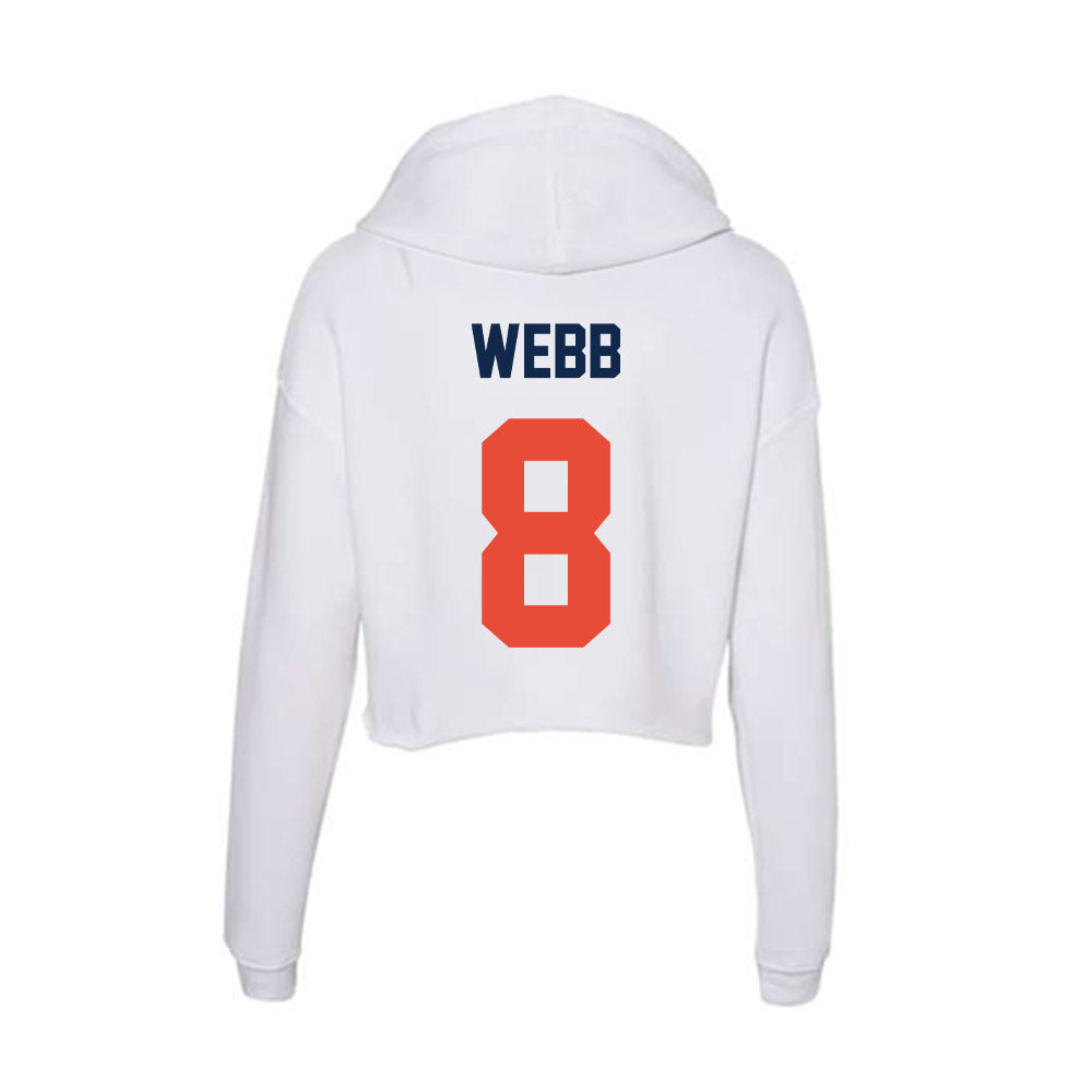 Illinois - NCAA Women's Soccer : Sutton Webb - Women's Crop Fleece Hoodie-1