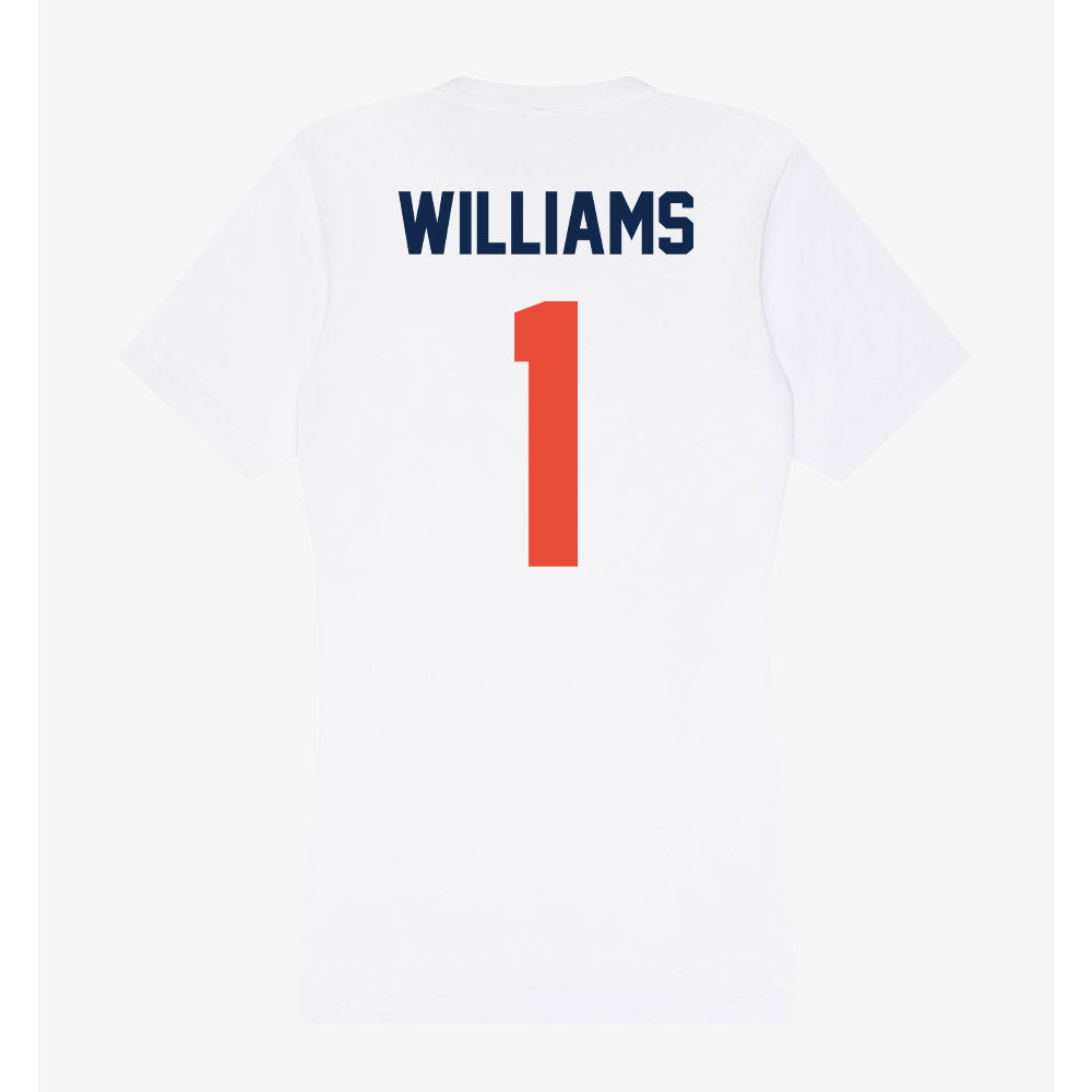 Illinois - NCAA Men's Basketball : Lincoln Williams - Women's V-Neck T-Shirt-1