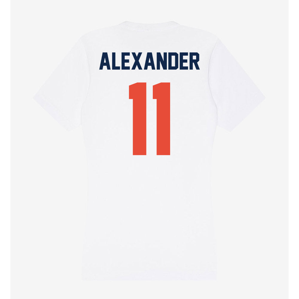 Illinois - NCAA Football : Jacob Alexander - Women's V-Neck T-Shirt-1