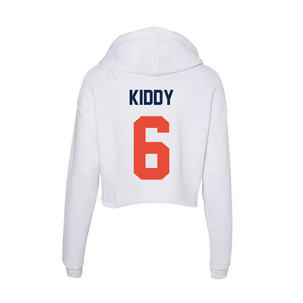 Illinois - NCAA Softball : Ady Kiddy - Women's Crop Fleece Hoodie-1
