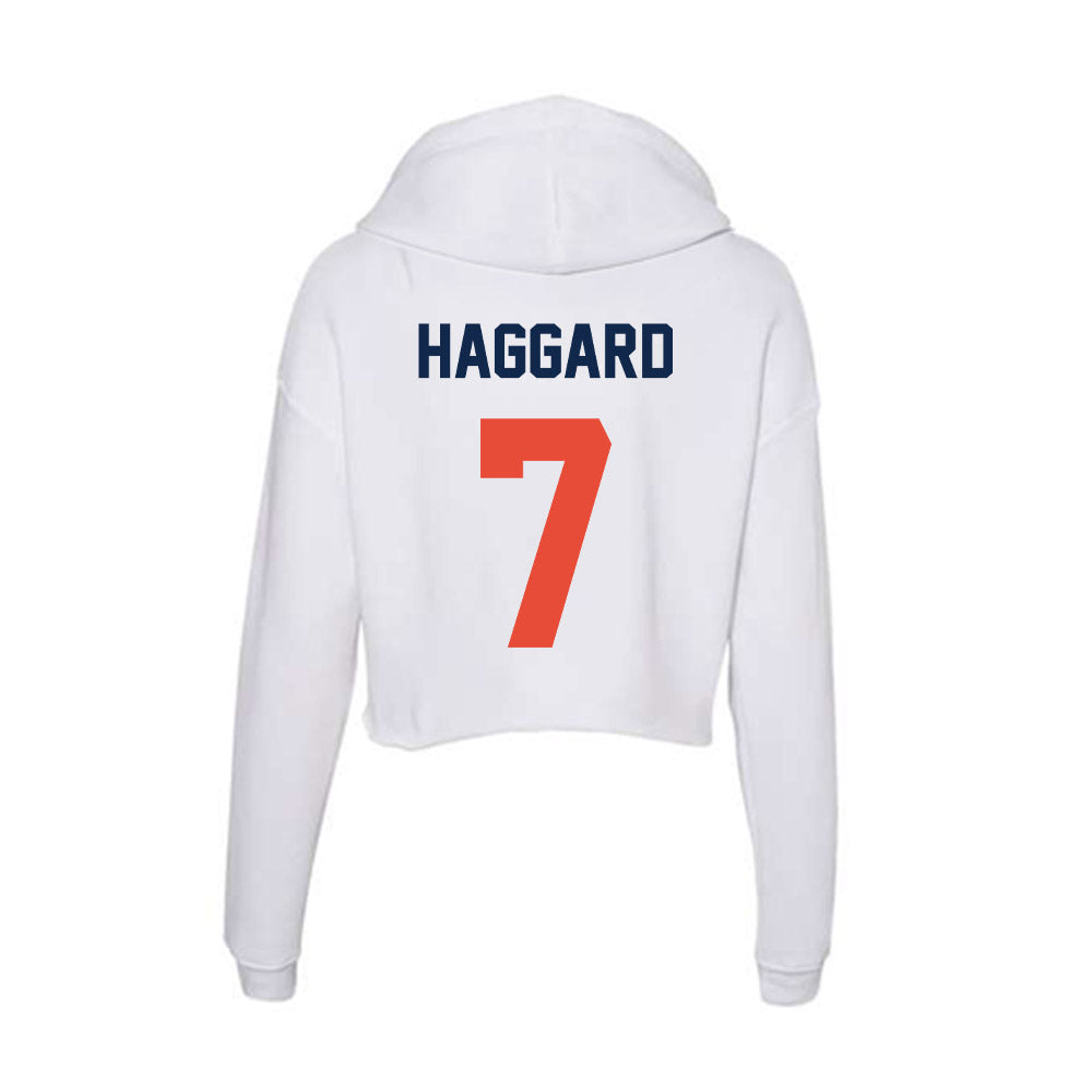 Illinois - NCAA Softball : Ellie Haggard - Women's Crop Fleece Hoodie-1