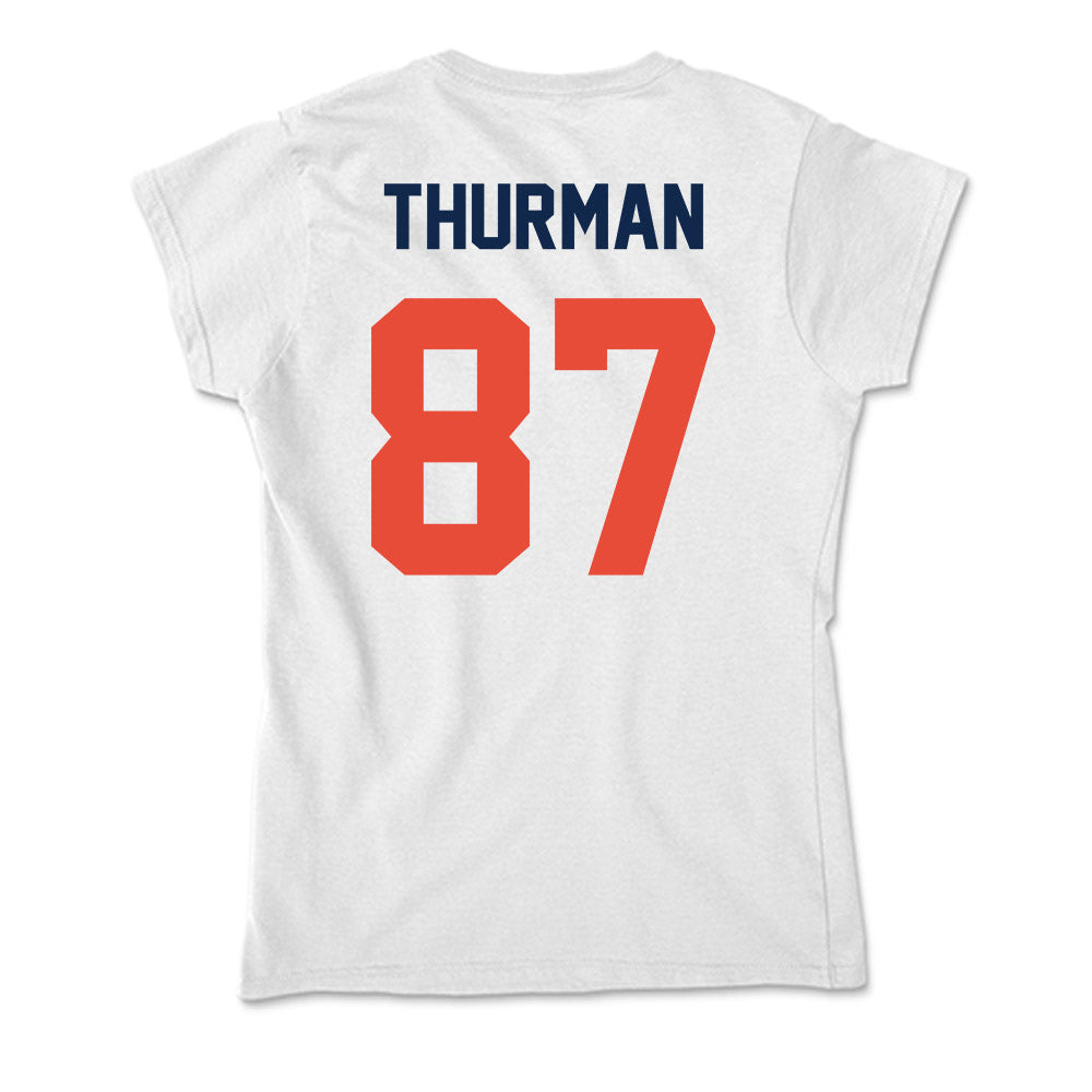 Illinois - NCAA Football : BJ Thurman - Soft Style Women’s T-Shirt-1