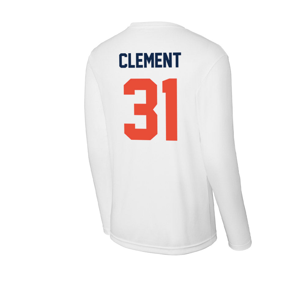 Illinois - NCAA Football : Murphy Clement - Activewear Long Sleeve T-Shirt-1