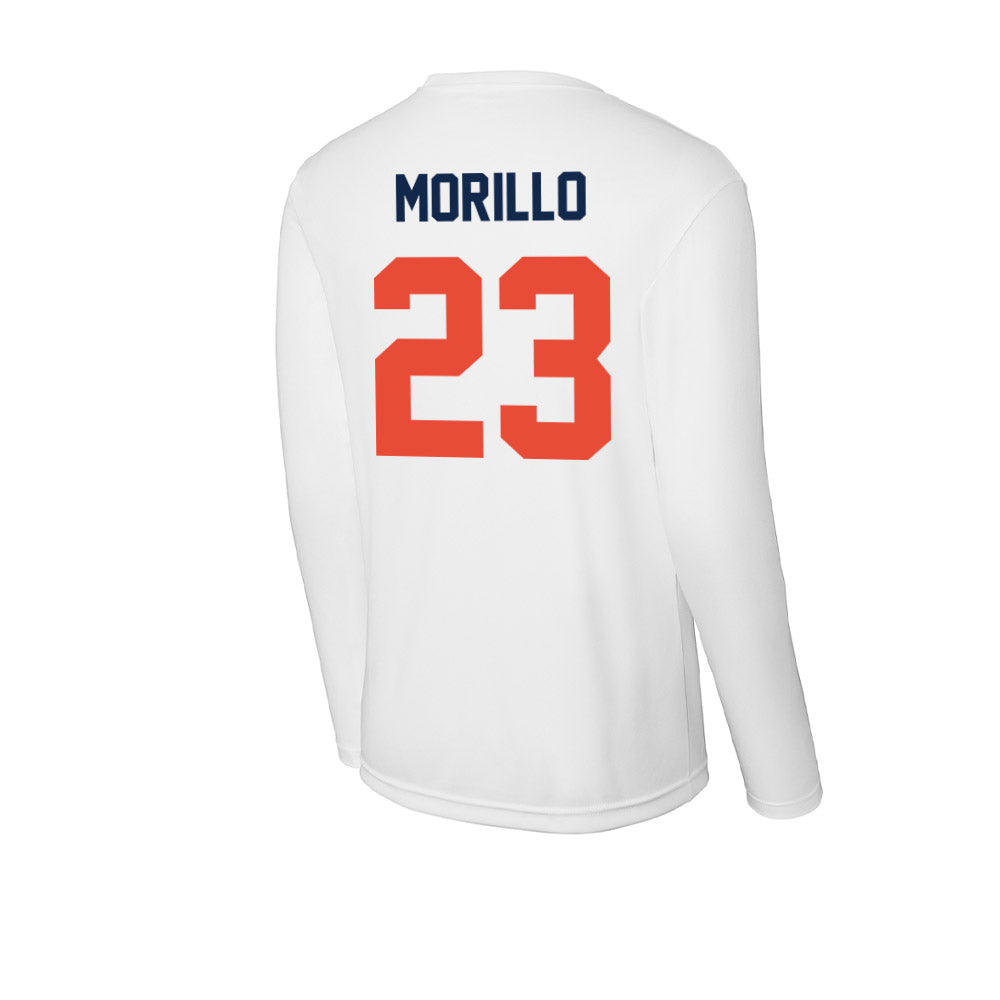Illinois - NCAA Men's Basketball : Lucas Morillo - Activewear Long Sleeve T-Shirt-1
