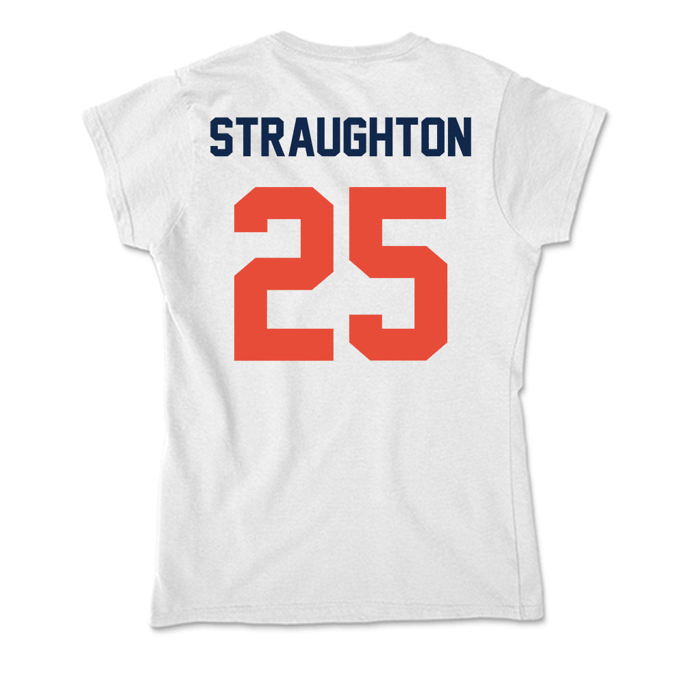 Illinois - NCAA Football : Des Straughton - Soft Style Women’s T-Shirt-1
