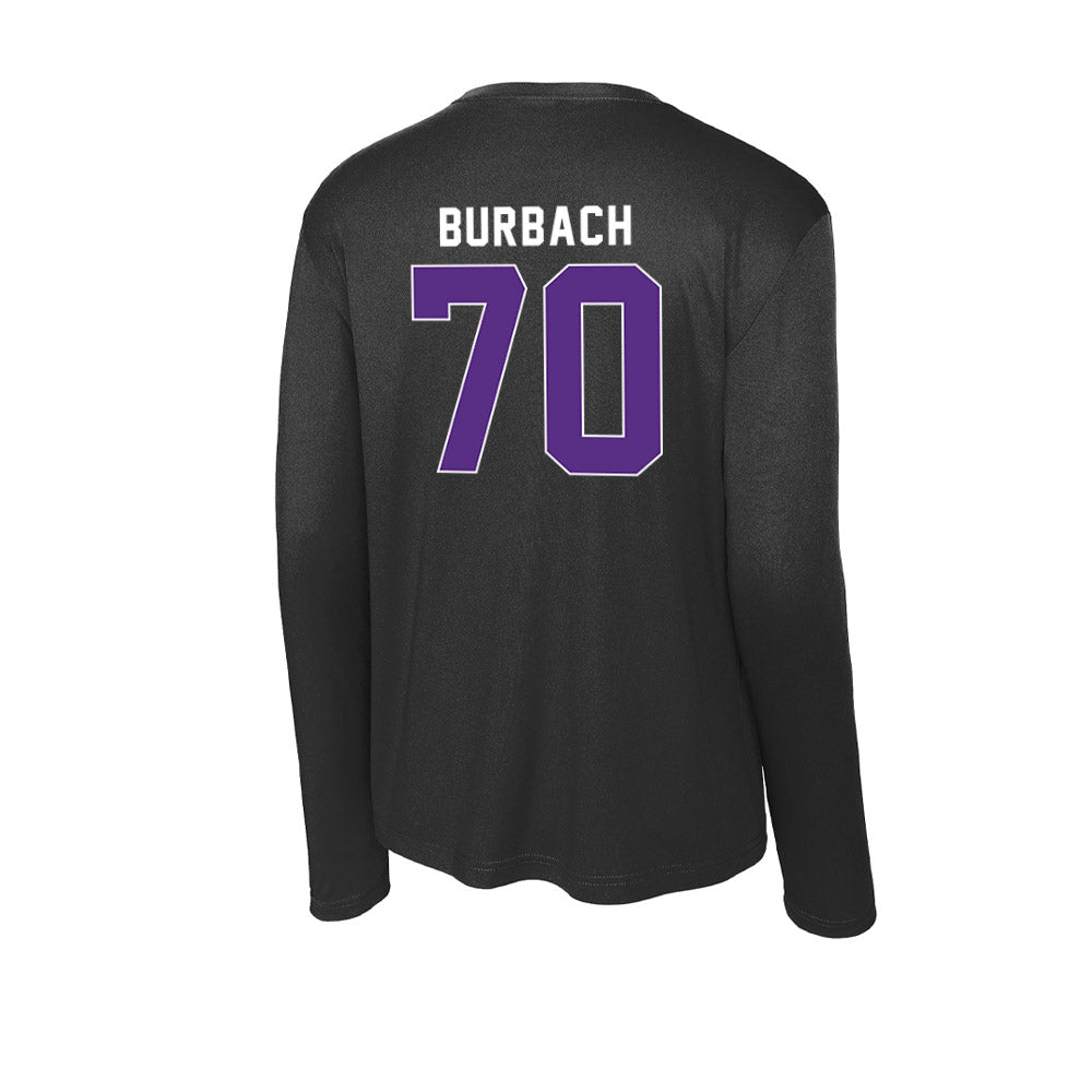 Northwestern - NCAA Football : Leighton Burbach - Activewear Long Sleeve T-Shirt-1