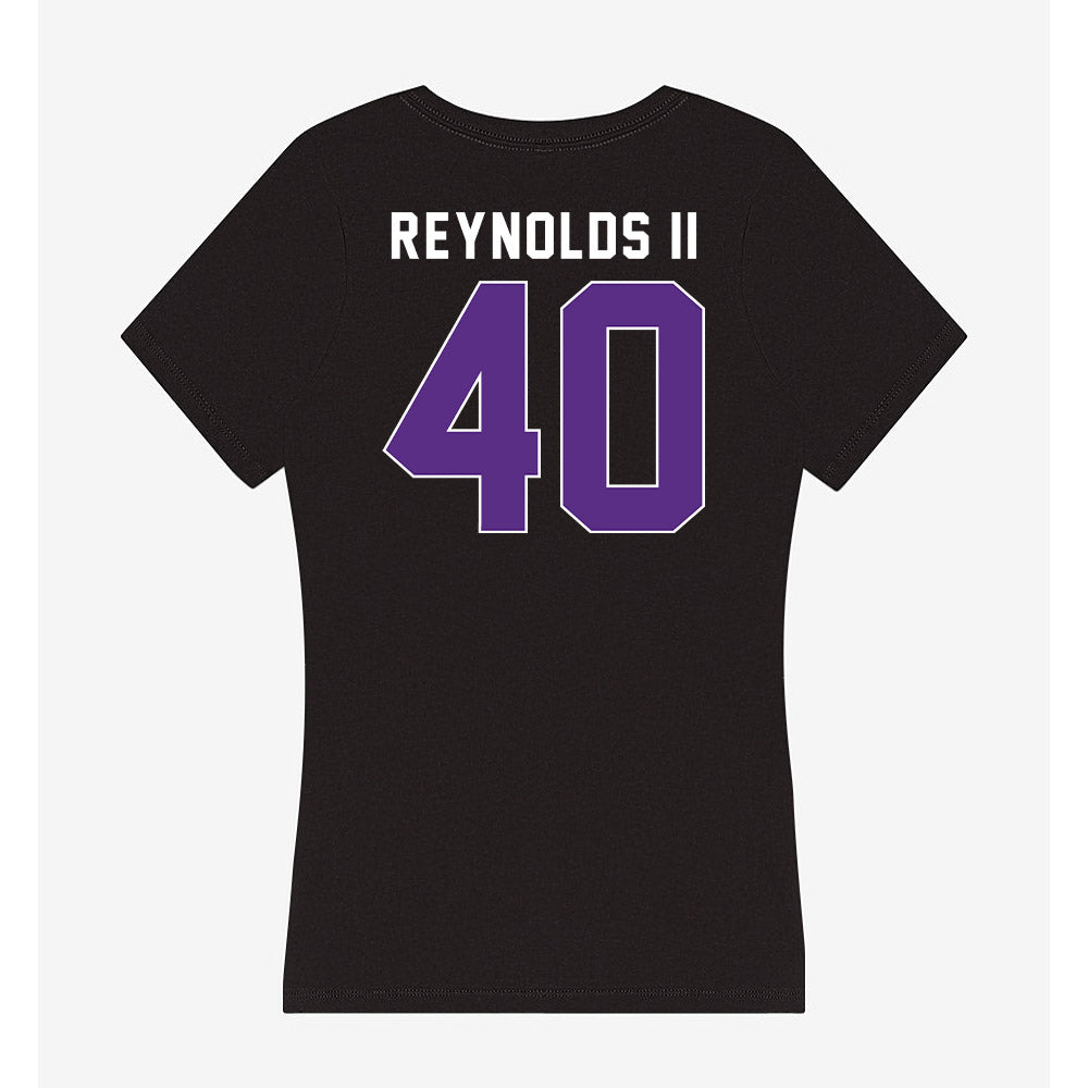 Northwestern - NCAA Football : Jason Reynolds II - Women's V-Neck T-Shirt-1