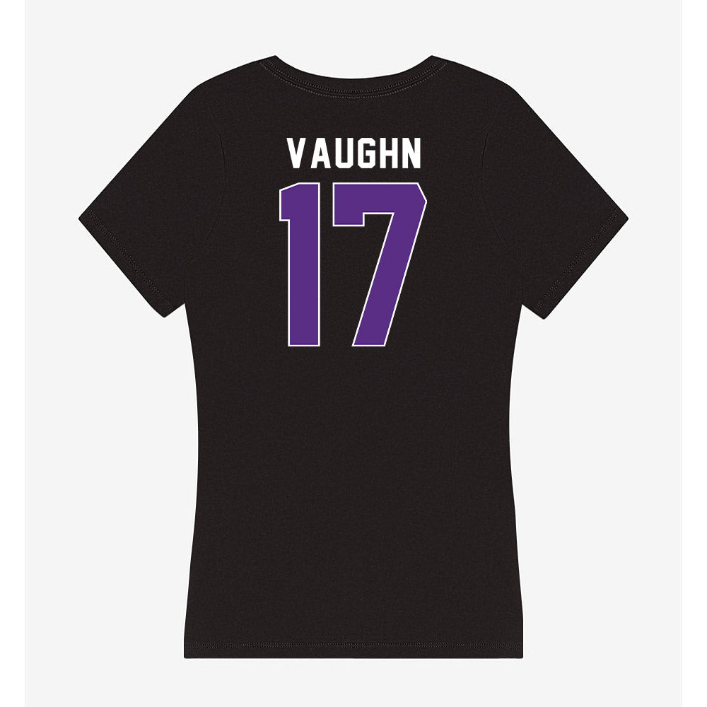Northwestern - NCAA Football : Jaden Vaughn - Women's V-Neck T-Shirt-1