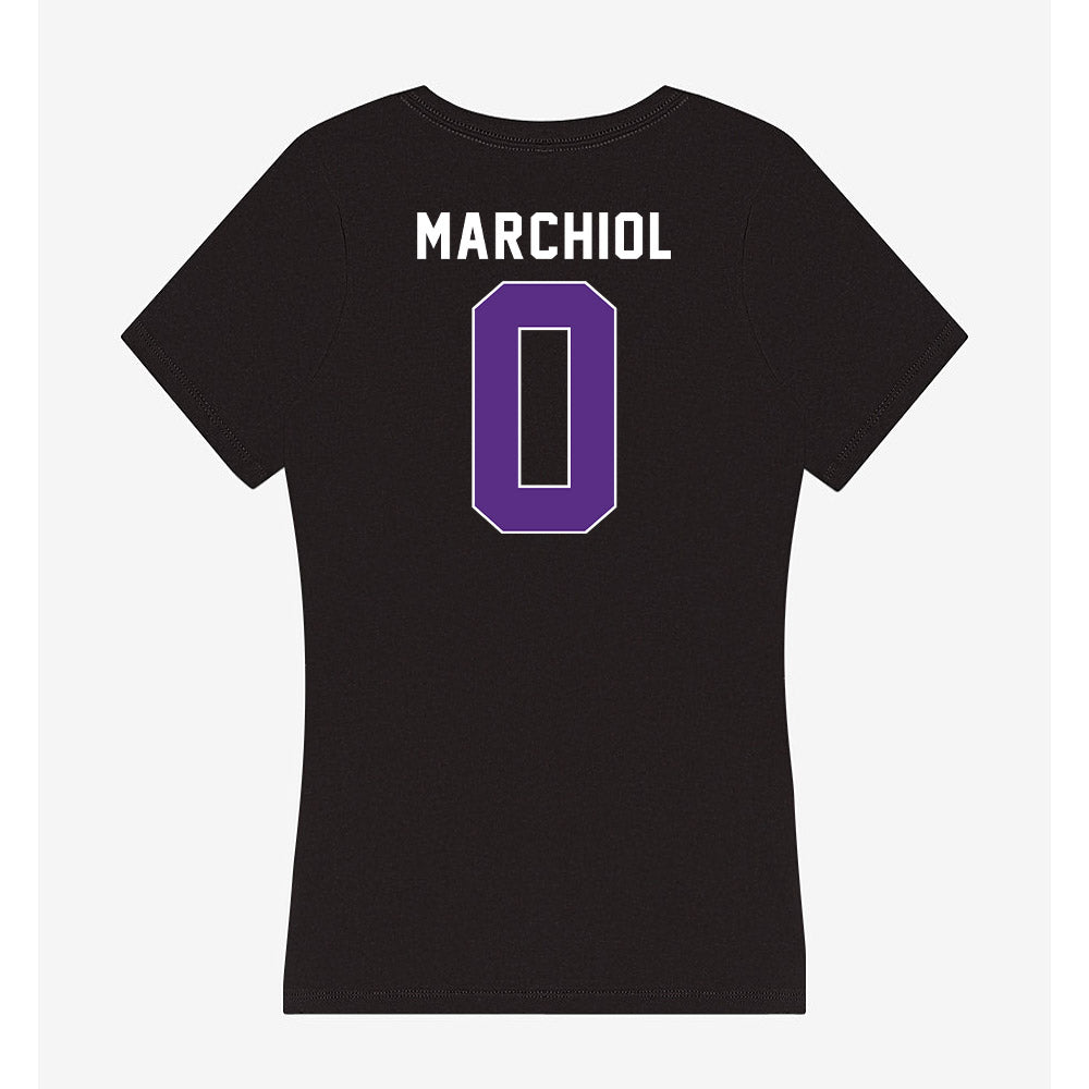 Northwestern - NCAA Football : Nicco Marchiol - Women's V-Neck T-Shirt-1