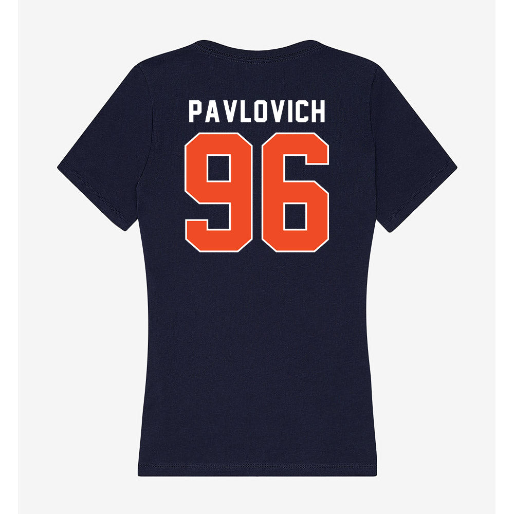 Syracuse - NCAA Football : Mateja Pavlovich - Women's V-Neck T-Shirt-1