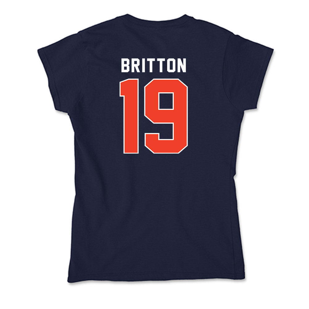 Syracuse - NCAA Women's Lacrosse : Gracie Britton - Soft Style Women’s T-Shirt-1