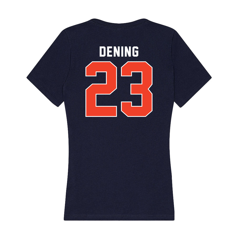 Syracuse - NCAA Women's Soccer : Julia Dening - Women's V-Neck T-Shirt-1