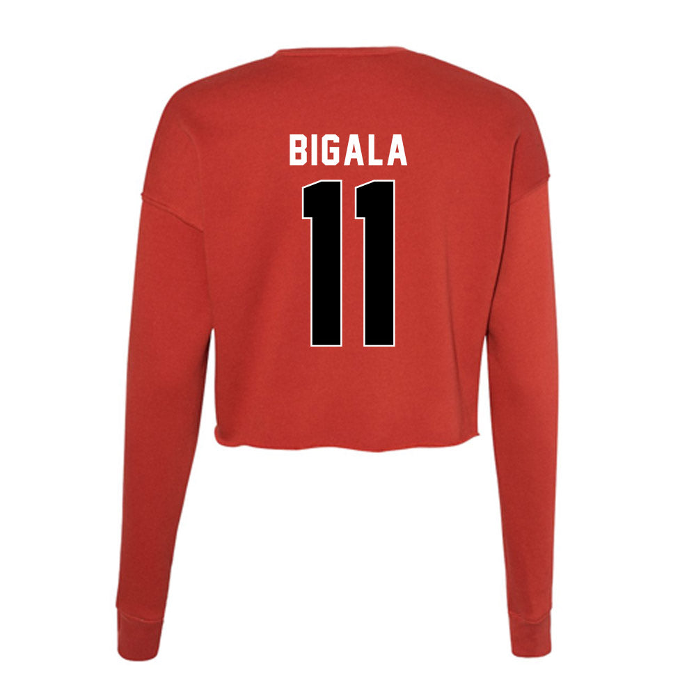 Houston - NCAA Women's Soccer : Elizabeth Bigala - Women's Cropped Crew Fleece-1