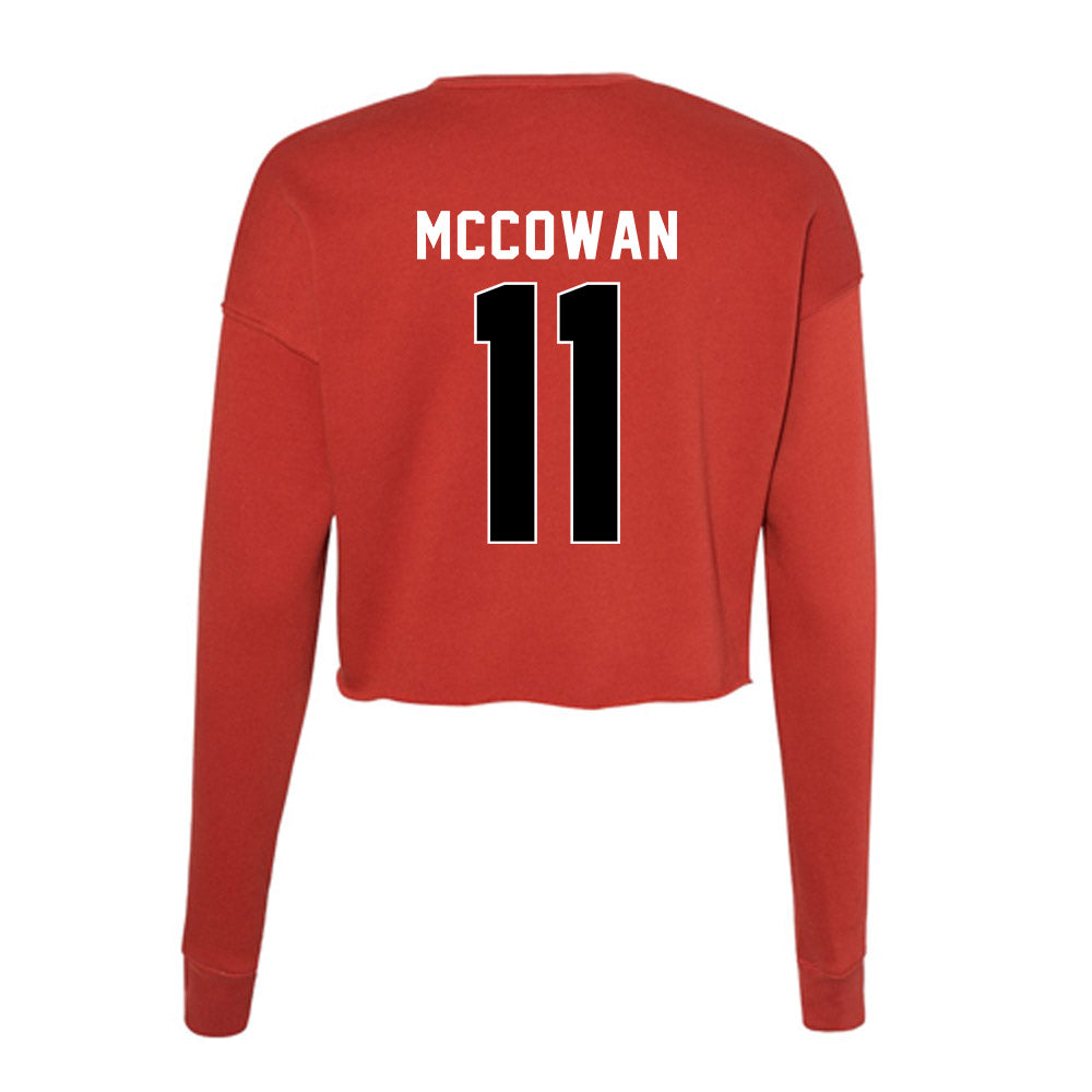 Houston - NCAA Women's Basketball : Raegan Mccowan - Women's Cropped Crew Fleece-1