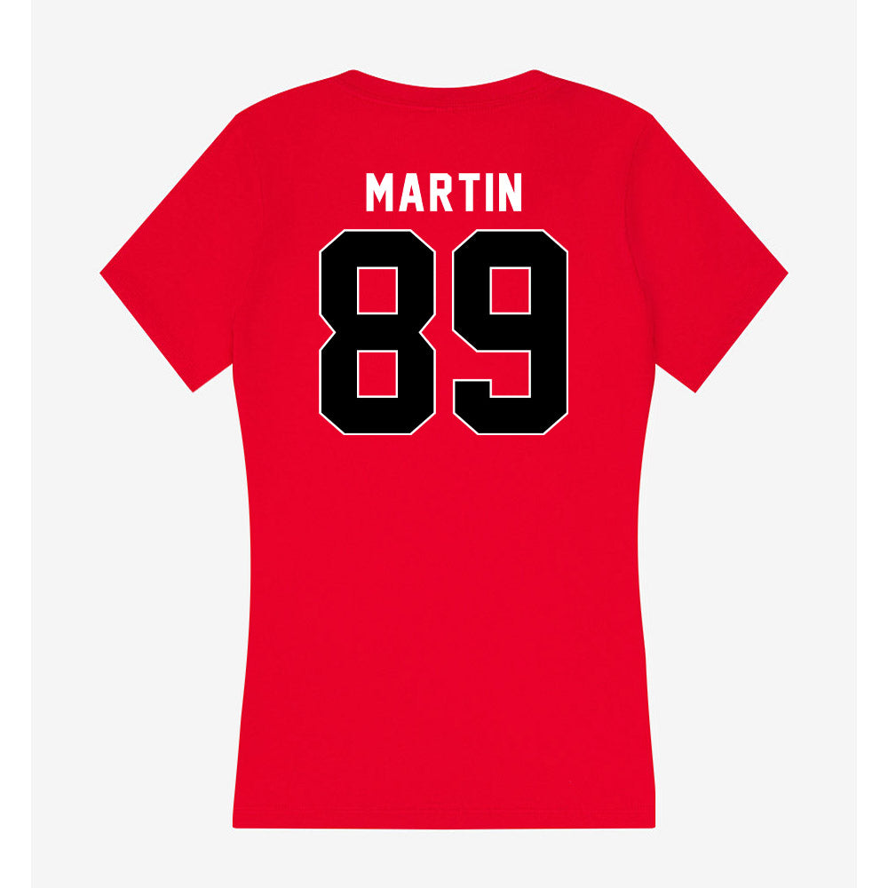 Houston - NCAA Football : Jaivion Martin - Women's V-Neck T-Shirt-1