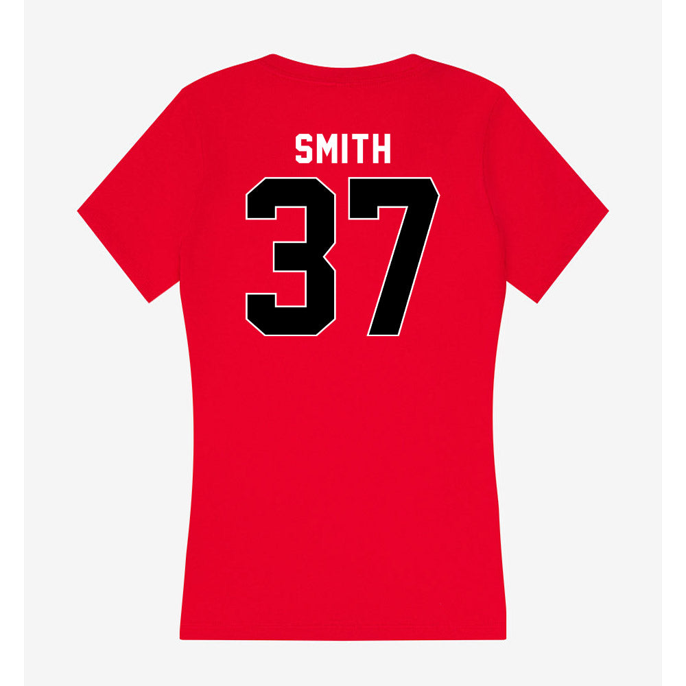 Houston - NCAA Football : Zane Smith - Women's V-Neck T-Shirt-1