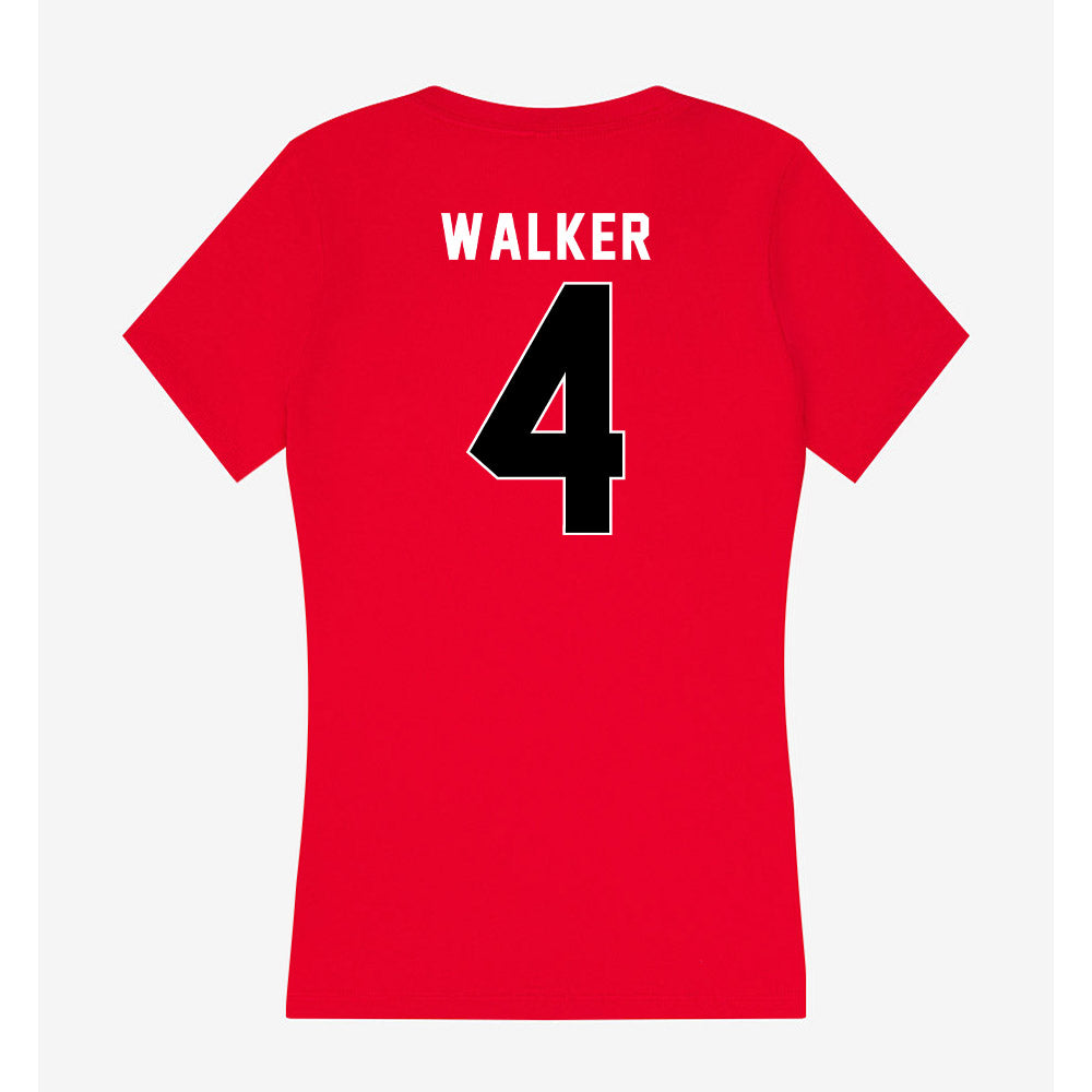 Houston - NCAA Football : Trent Walker - Women's V-Neck T-Shirt-1