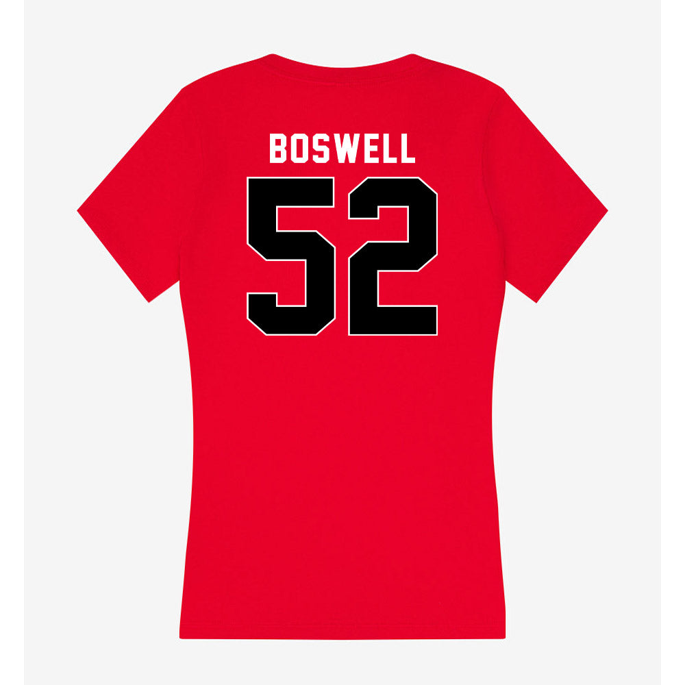 Houston - NCAA Football : Anthony Boswell - Women's V-Neck T-Shirt-1