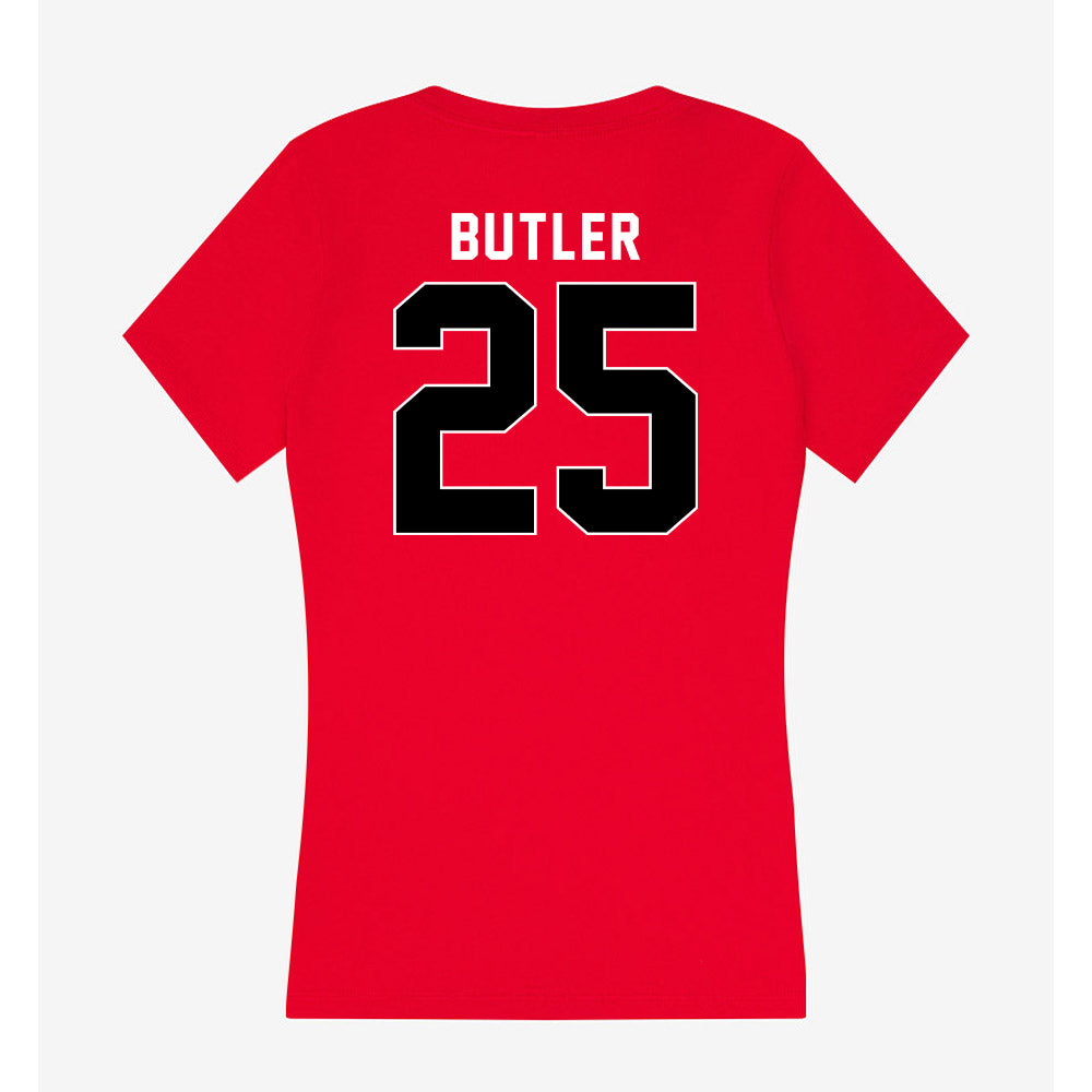 Houston - NCAA Football : DJ Butler - Women's V-Neck T-Shirt-1