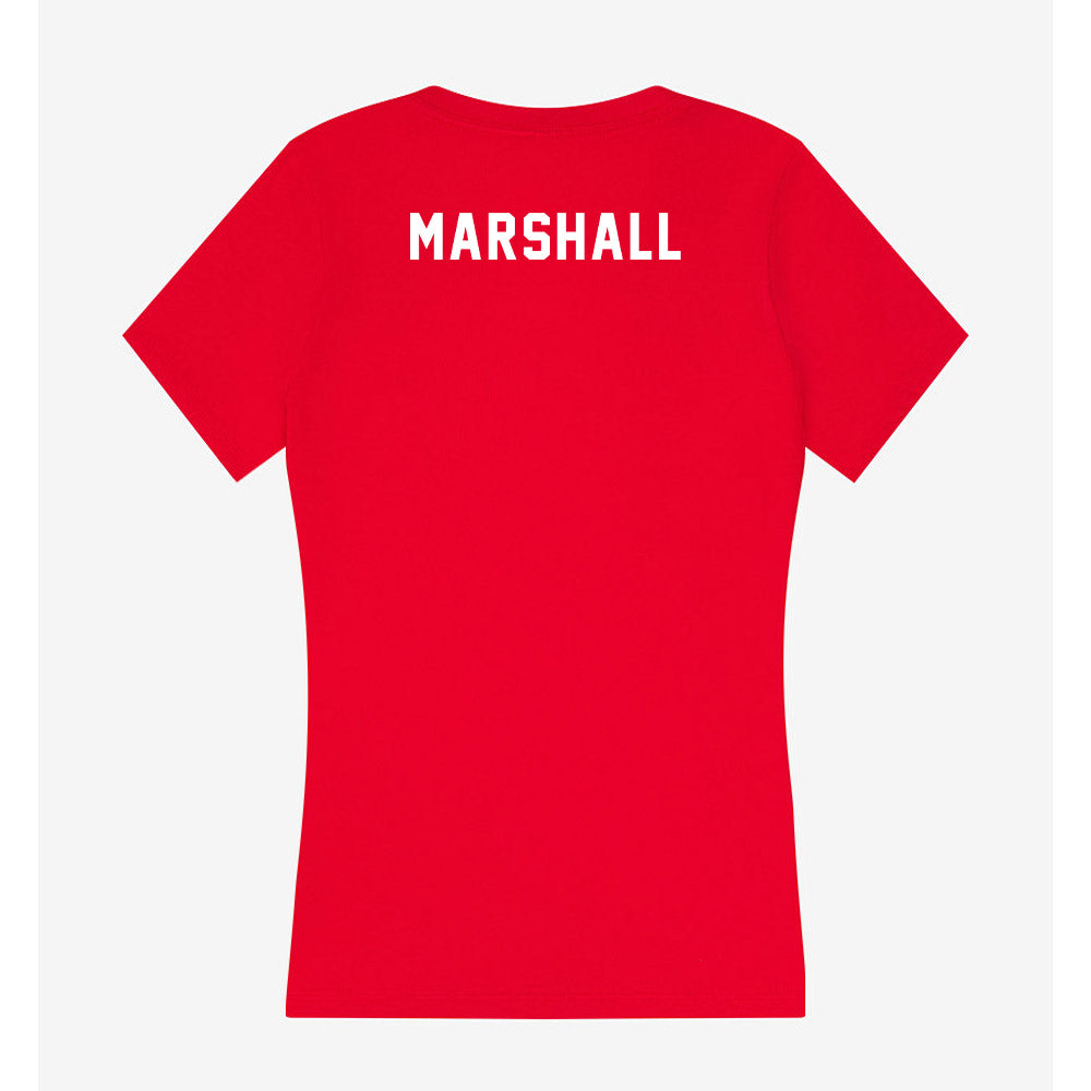 Houston - NCAA Men's Track & Field : Jamar Marshall - Women's V-Neck T-Shirt-1