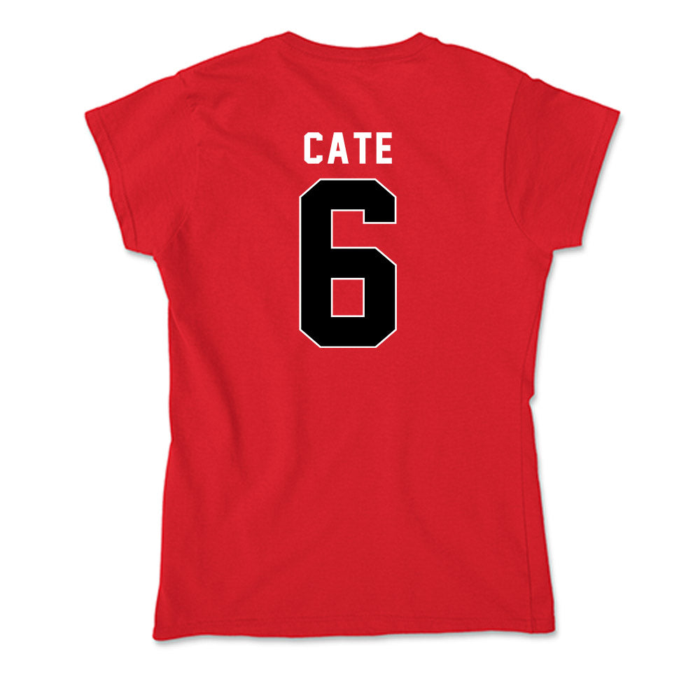 Houston - NCAA Women's Soccer : Bailey Cate - Soft Style Women’s T-Shirt-1