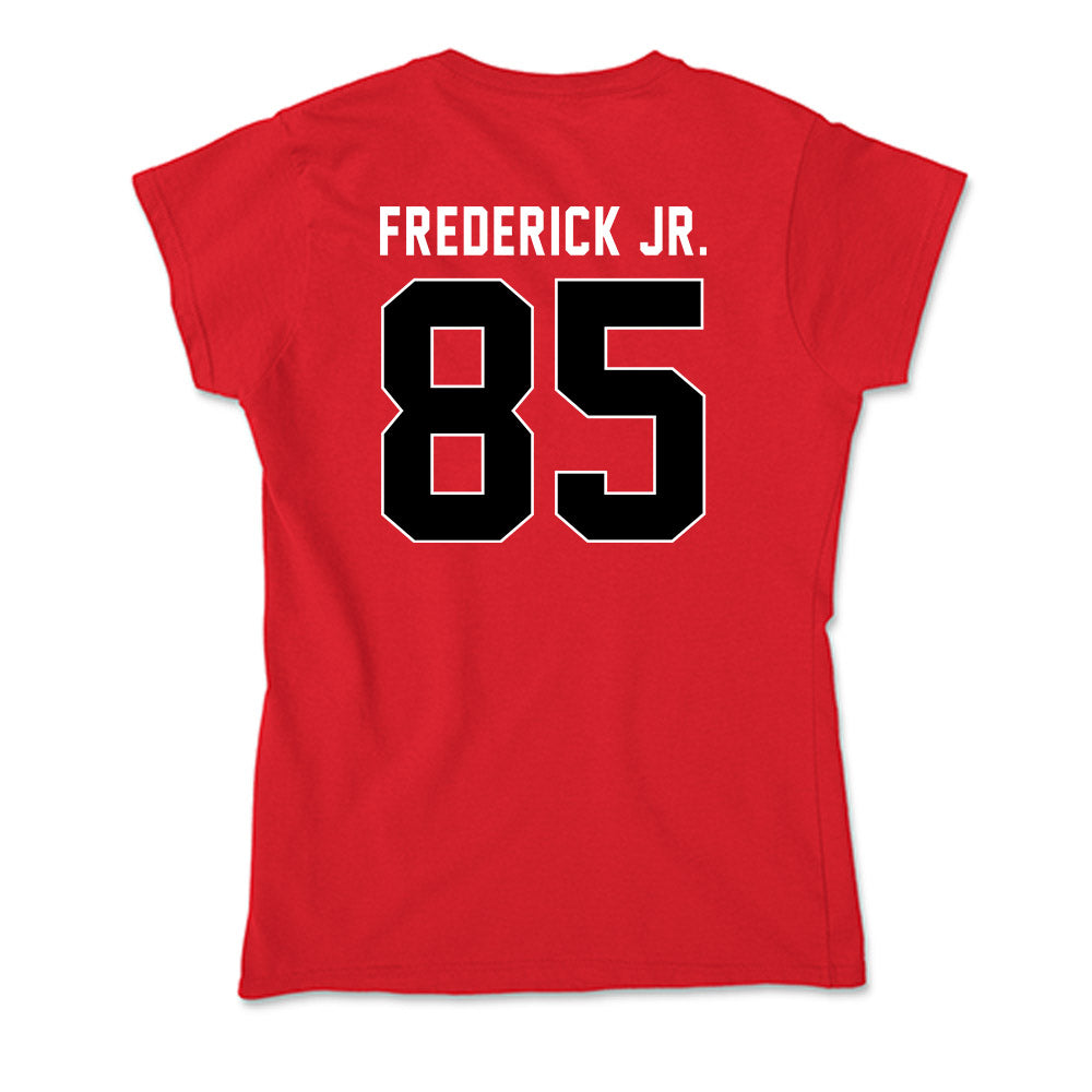 Houston - NCAA Football : Traville Frederick Jr. - Soft Style Women’s T-Shirt-1