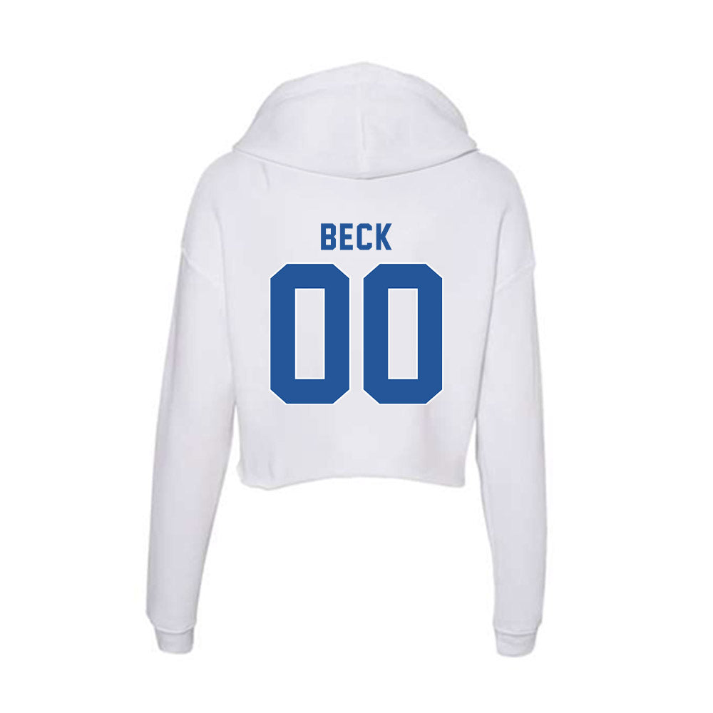 CSU Bakersfield - NCAA Baseball : Hunter Beck - Women's Crop Fleece Hoodie-1