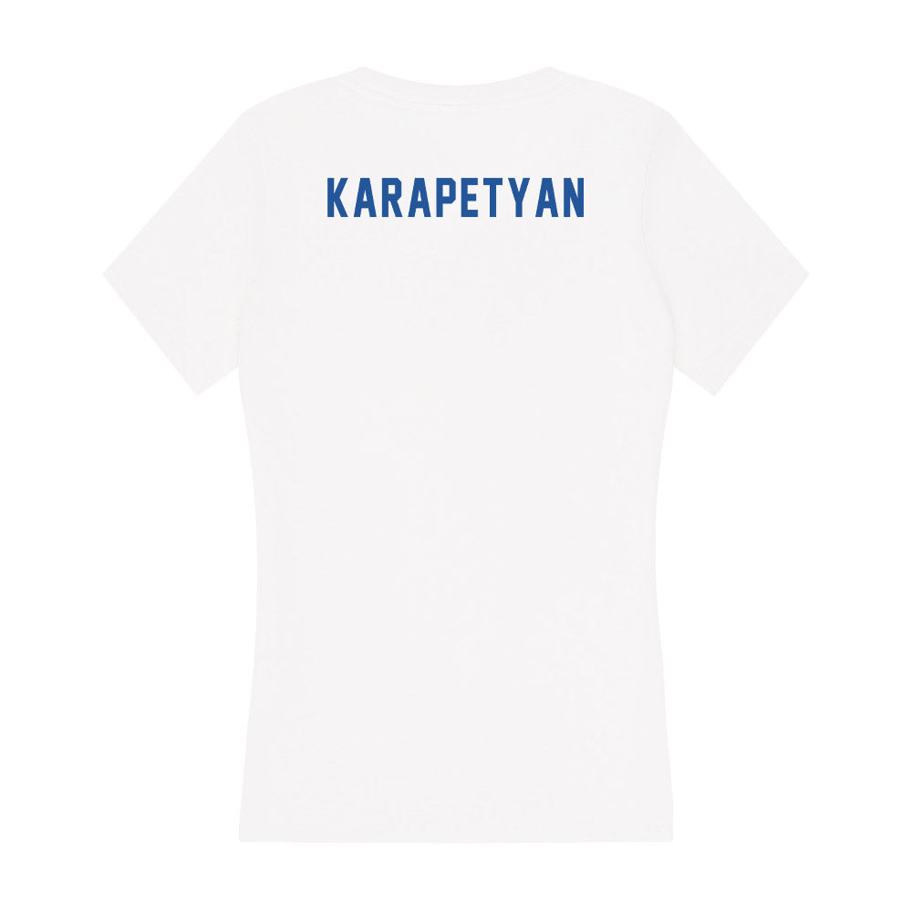 CSU Bakersfield - NCAA Men's Track & Field : Matthew Karapetyan - Women's V-Neck T-Shirt-1