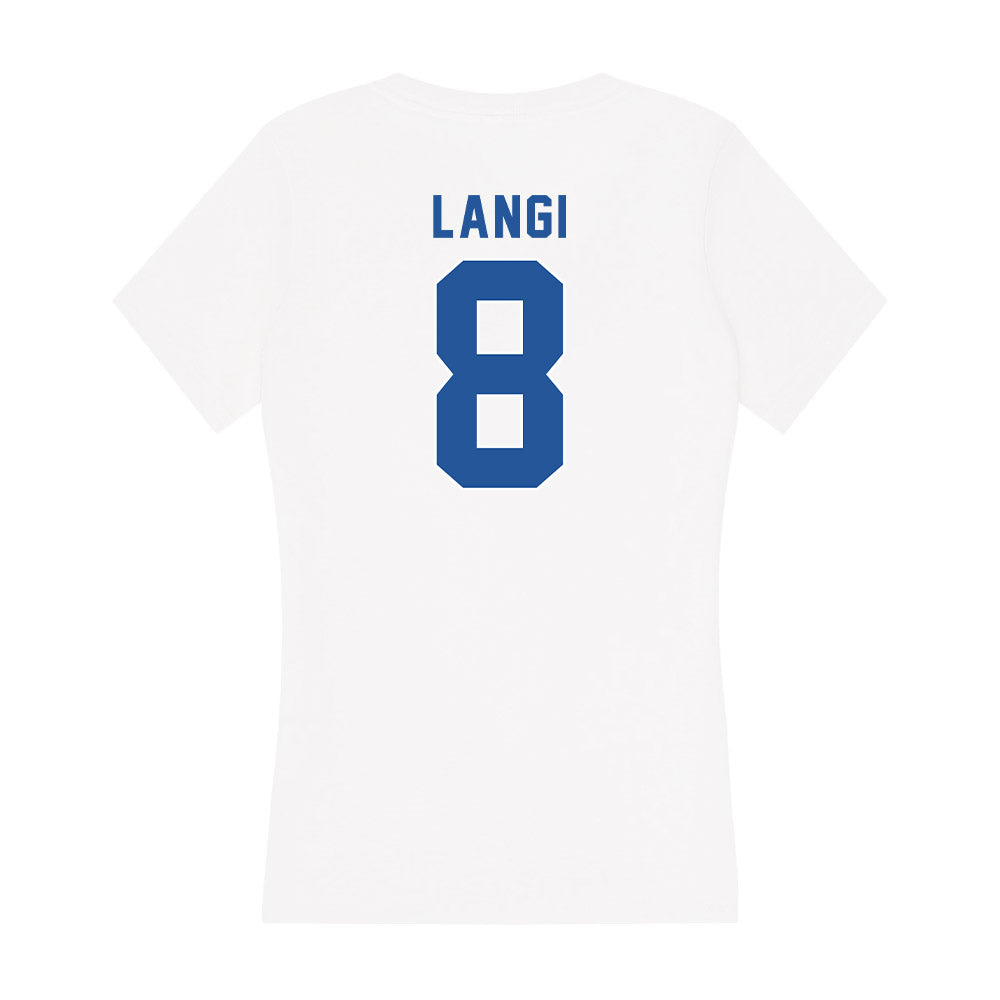CSU Bakersfield - NCAA Women's Basketball : Marley Langi - Women's V-Neck T-Shirt-1