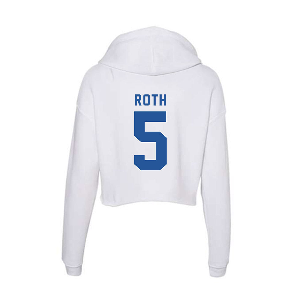 CSU Bakersfield - NCAA Baseball : Cole Roth - Women's Crop Fleece Hoodie-1