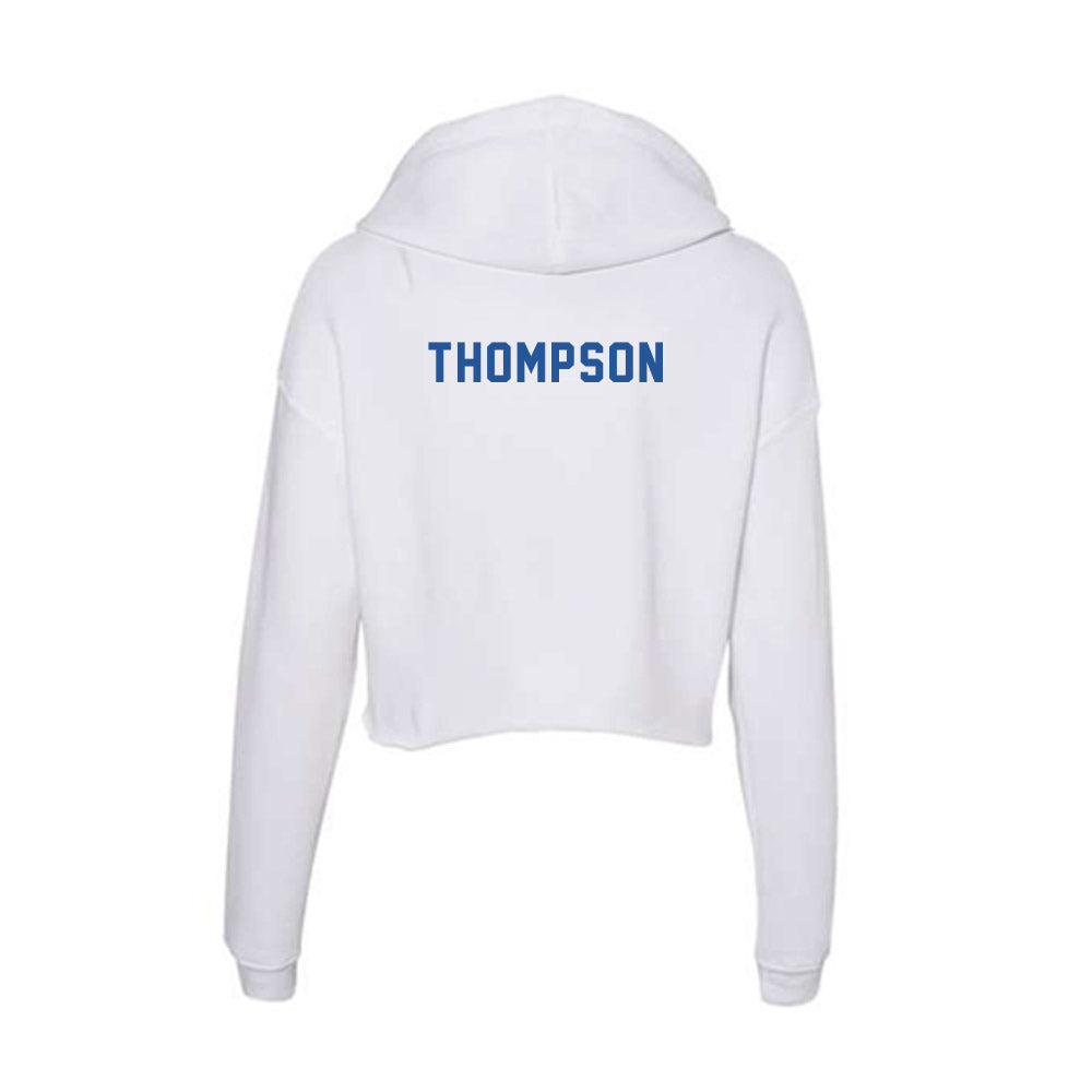 CSU Bakersfield - NCAA Men's Track & Field : Dylan Thompson - Women's Crop Fleece Hoodie-1