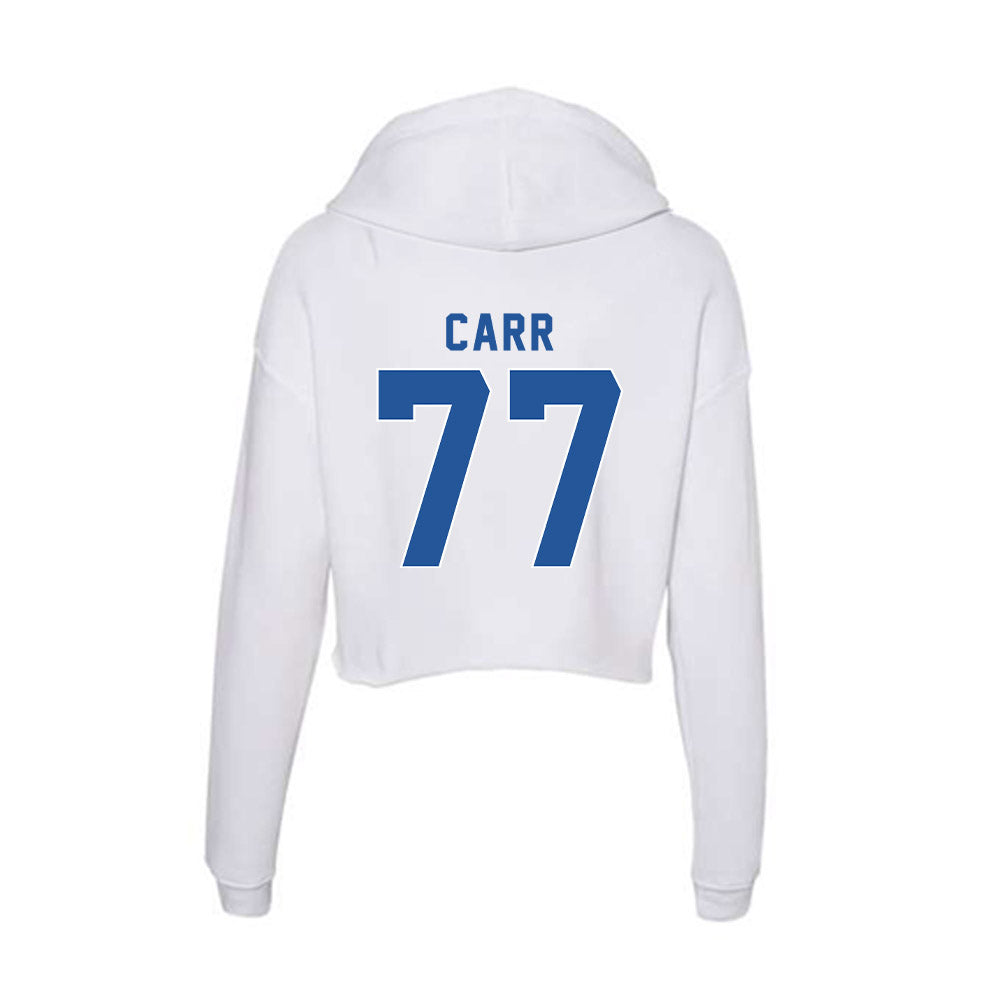 CSU Bakersfield - NCAA Softball : Cailee Carr - Women's Crop Fleece Hoodie-1