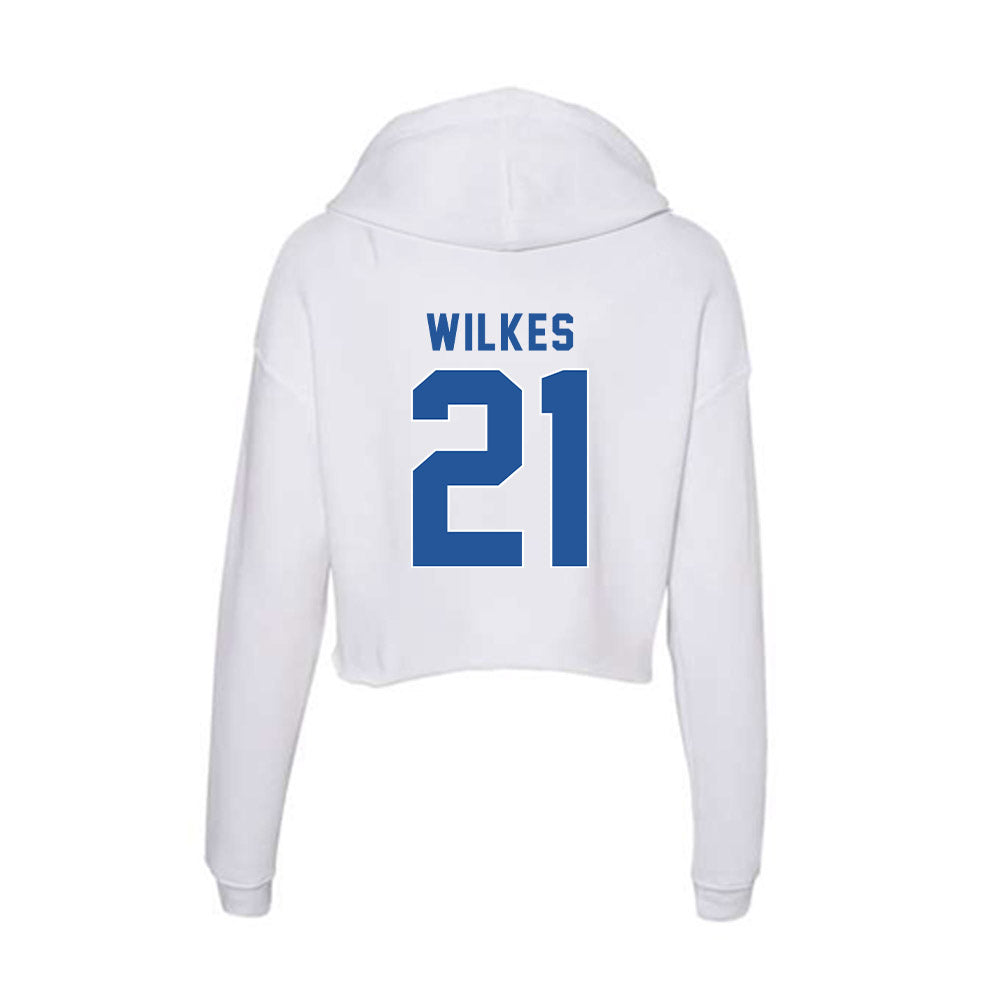 CSU Bakersfield - NCAA Baseball : Devon Wilkes - Women's Crop Fleece Hoodie-1