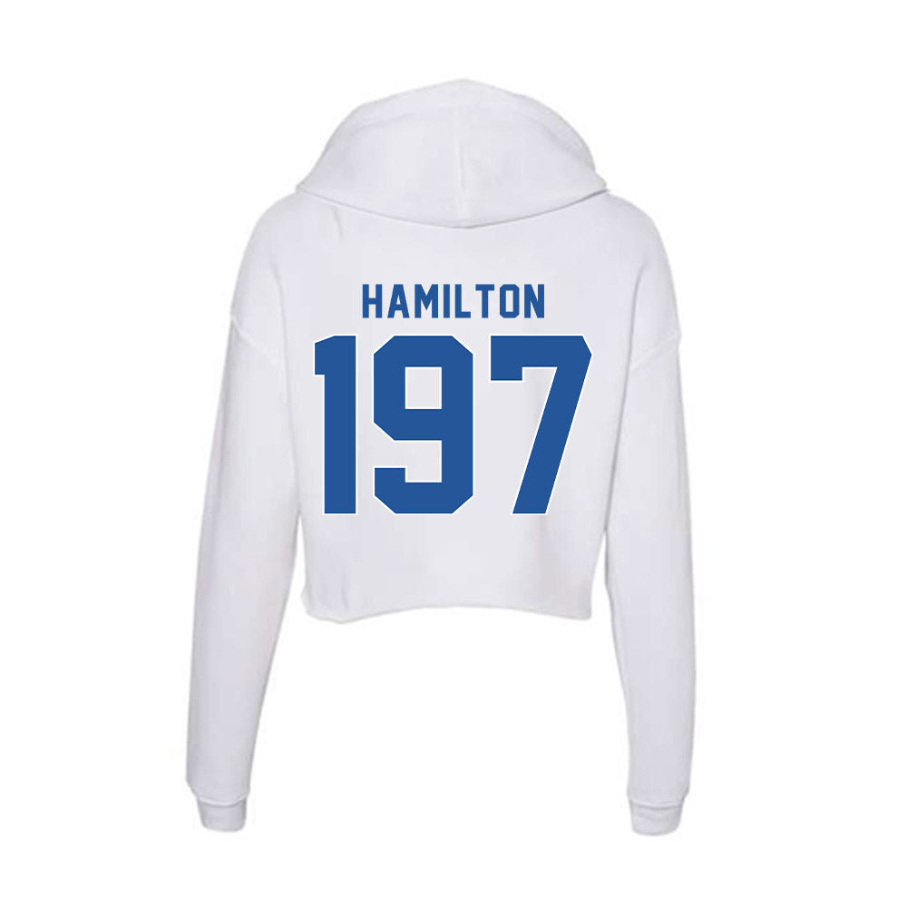 CSU Bakersfield - NCAA Wrestling : Jaxon Hamilton - Women's Crop Fleece Hoodie-1