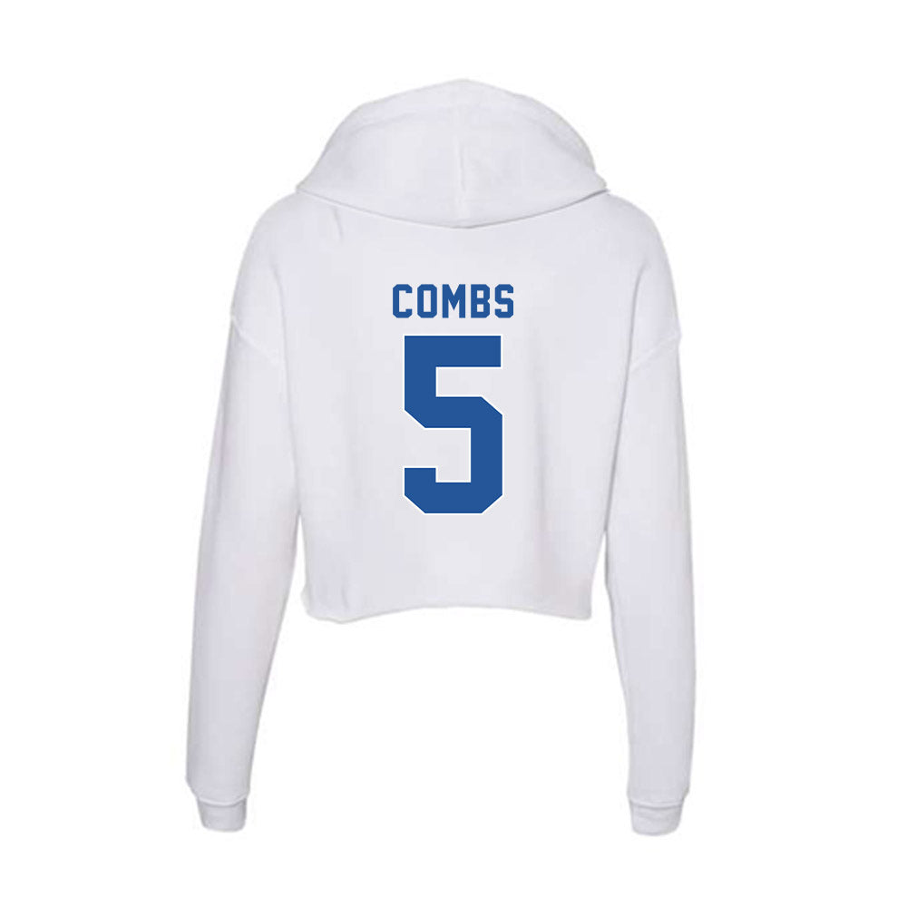 CSU Bakersfield - NCAA Beach Volleyball : Bailey Combs - Women's Crop Fleece Hoodie-1