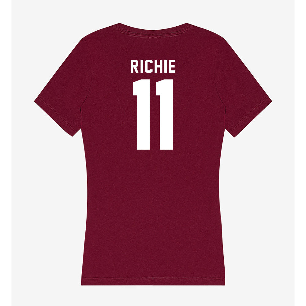 WSU - NCAA Baseball : August Richie - Women's V-Neck T-Shirt-1