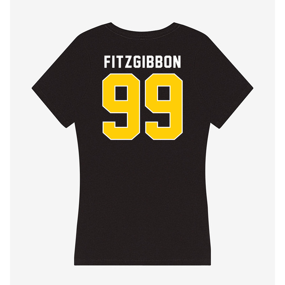 Iowa - NCAA Football : Brad Fitzgibbon - Women's V-Neck T-Shirt-1