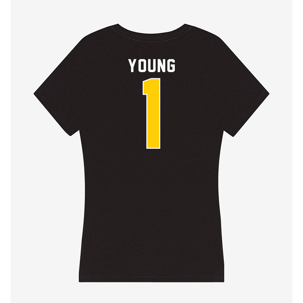 Iowa - NCAA Women's Volleyball : Peyton Young - Women's V-Neck T-Shirt-1