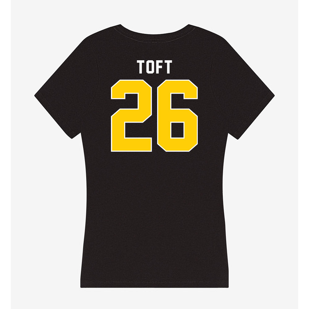 Iowa - NCAA Baseball : Ben Toft - Women's V-Neck T-Shirt-1