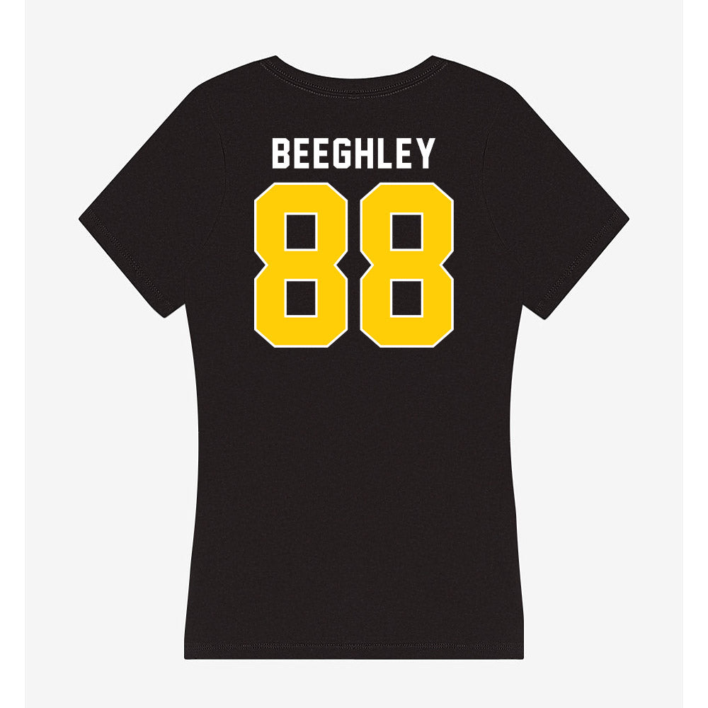Iowa - NCAA Football : Lance Beeghley - Women's V-Neck T-Shirt-1