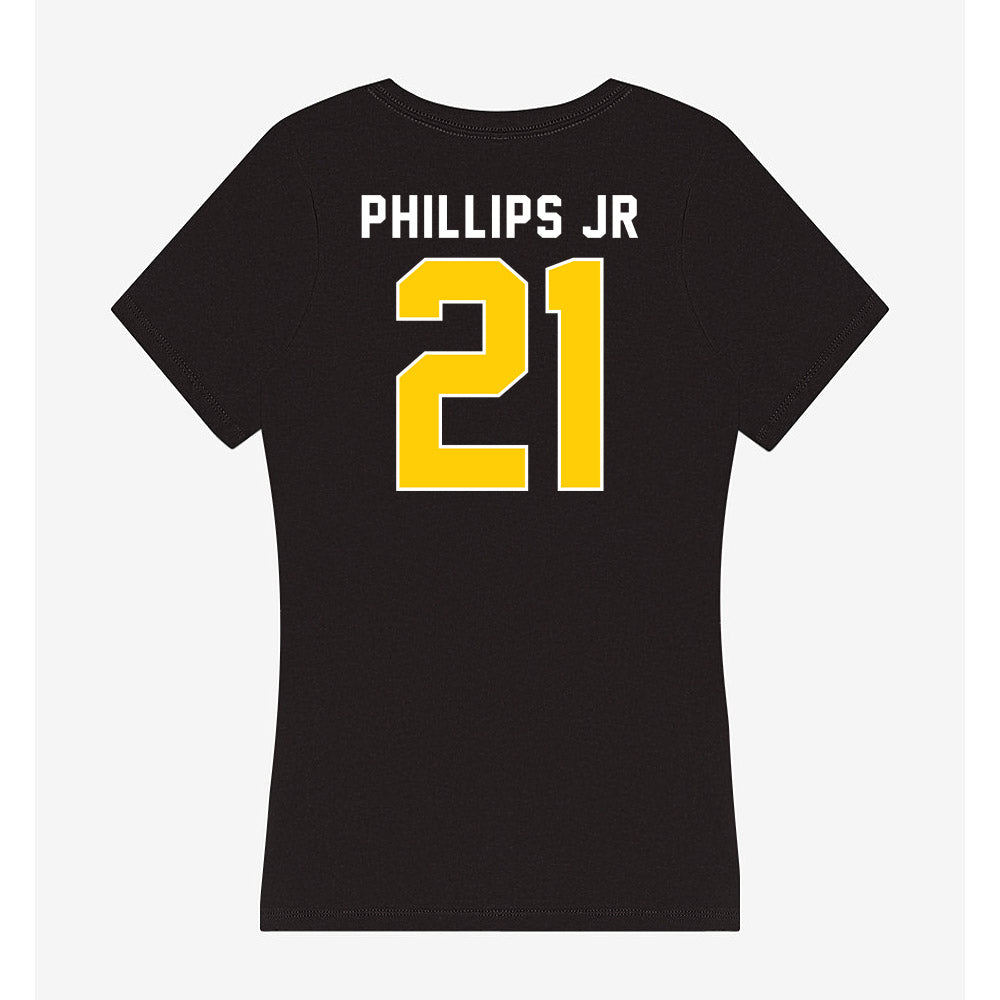 Iowa - NCAA Football : Lendon Phillips jr - Women's V-Neck T-Shirt-1