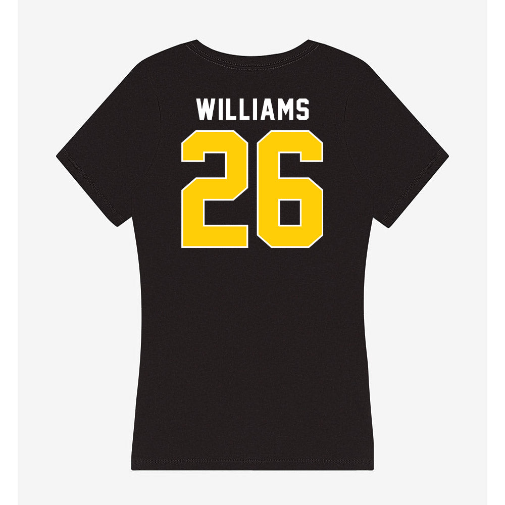 Iowa - NCAA Football : Xavier Williams - Women's V-Neck T-Shirt-1