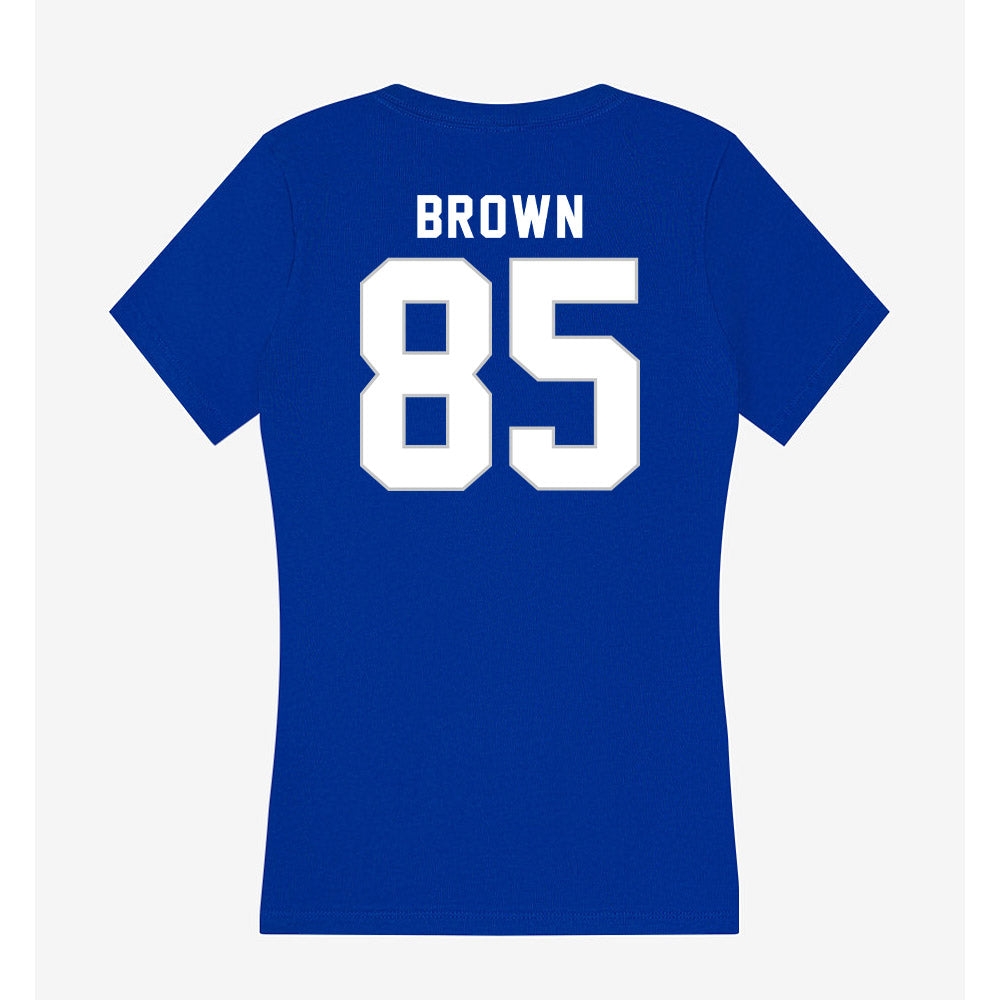 Kentucky - NCAA Football : Elijah Brown - Women's V-Neck T-Shirt-1