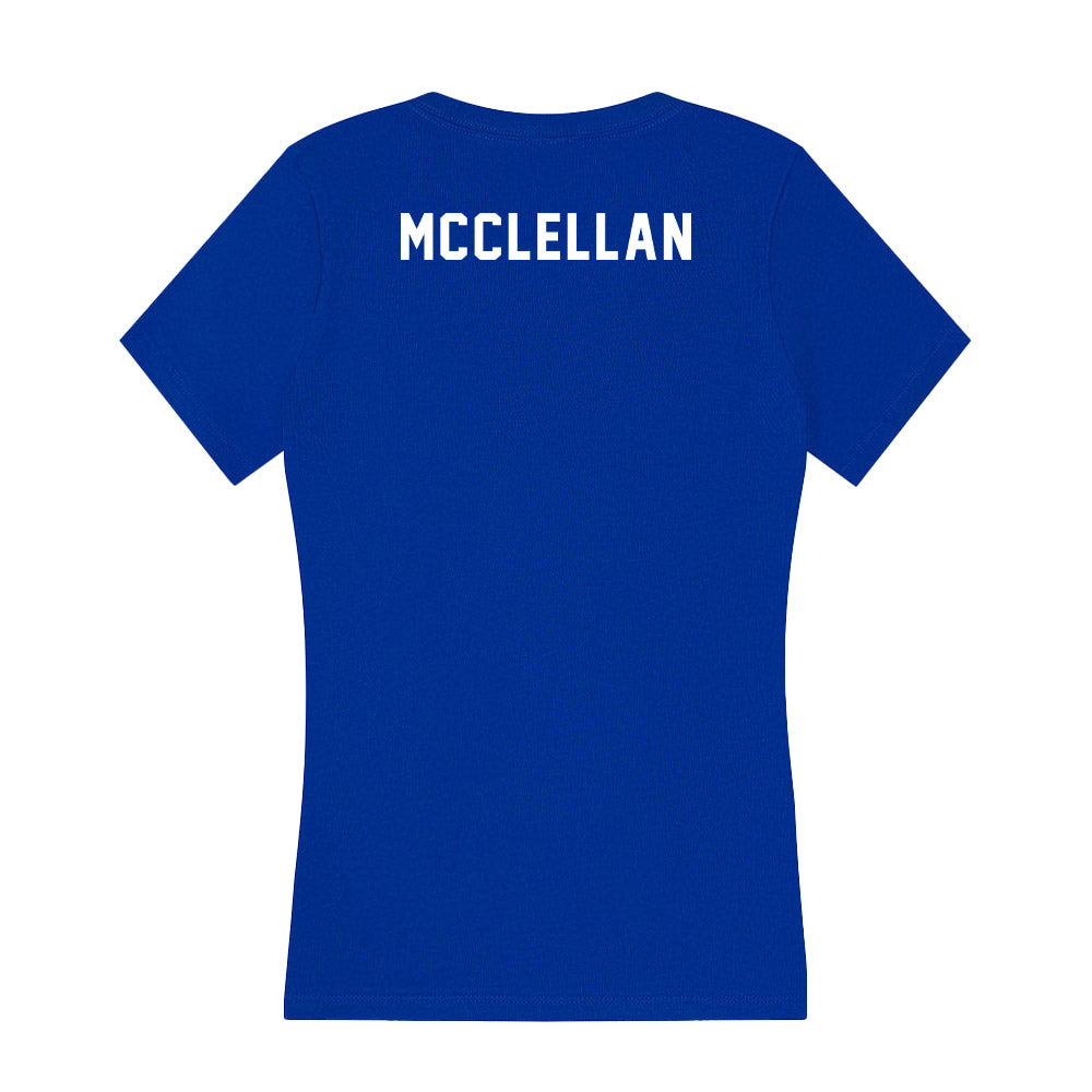Kentucky - NCAA Women's Track & Field : JahQueen McClellan - Women's V-Neck T-Shirt-1