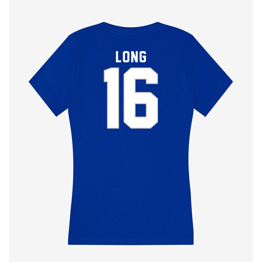 Kentucky - NCAA Football : JacQai Long - Women's V-Neck T-Shirt-1